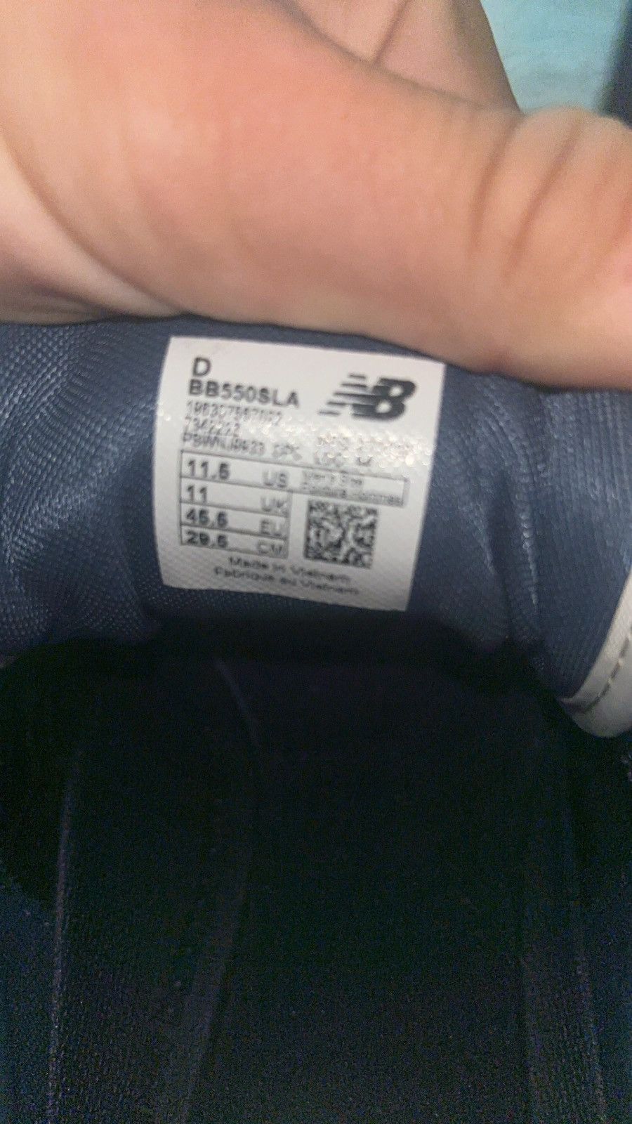 New Balance New balance 550 swayed navy blue Size US 11.5 / EU 44-45 - 4 Thumbnail