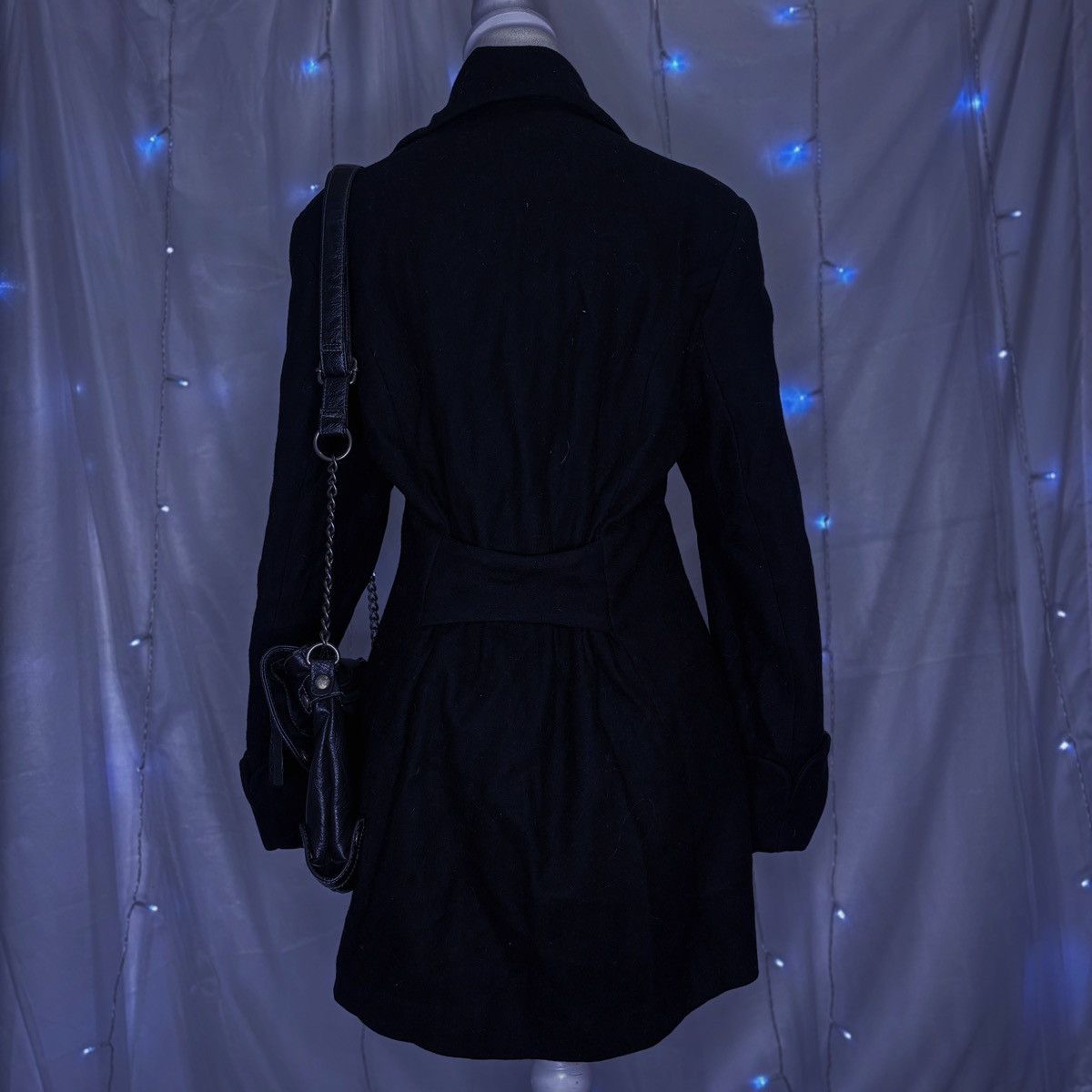 Other Vintage Newport News Black Wool-Blend Coat Size M / US 6-8 / IT 42-44 - 4 Thumbnail