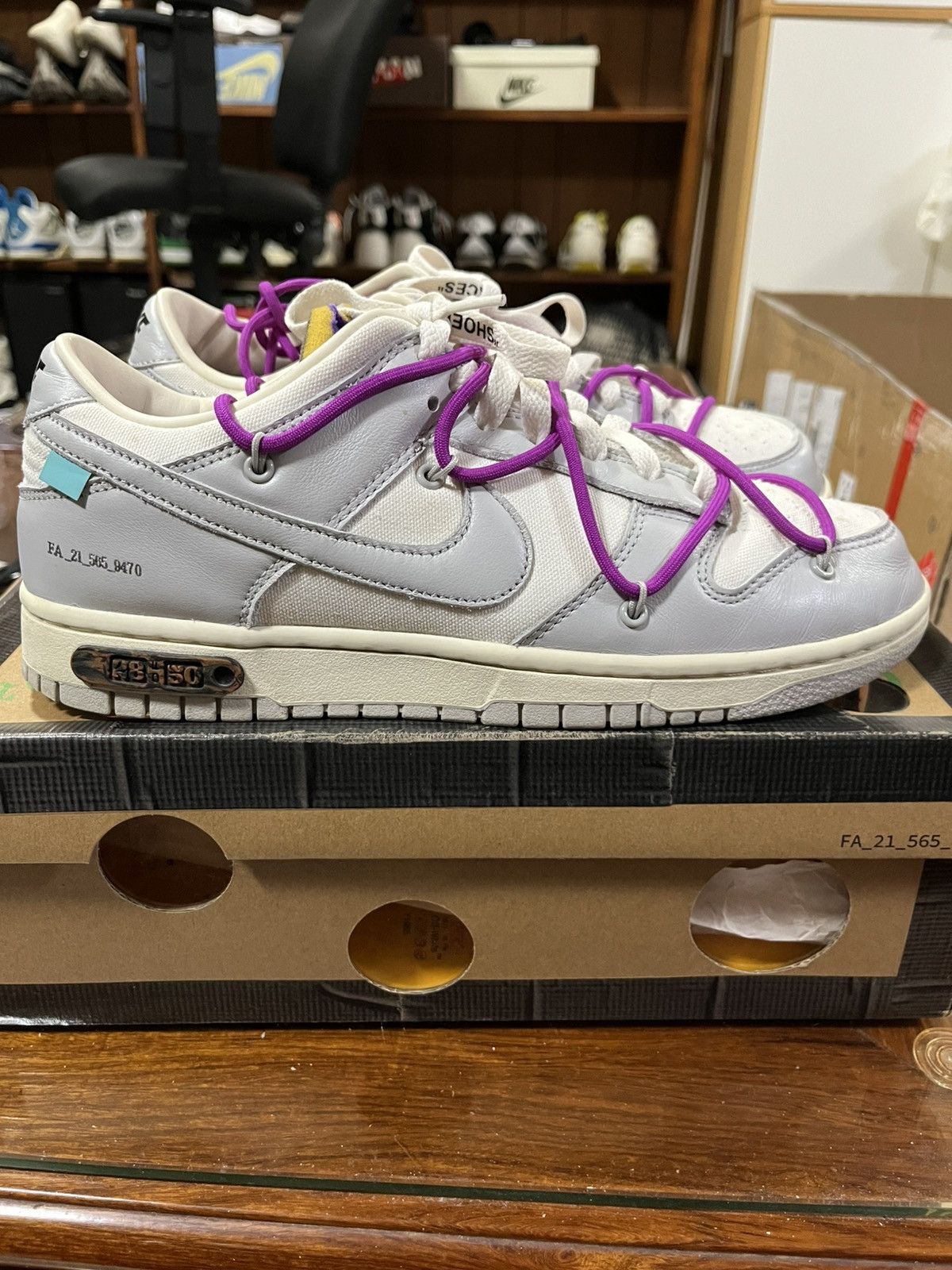 Nike × Off-White Off white dunk lot 28 size 9 Size US 9 / EU 42 - 2 Thumbnail