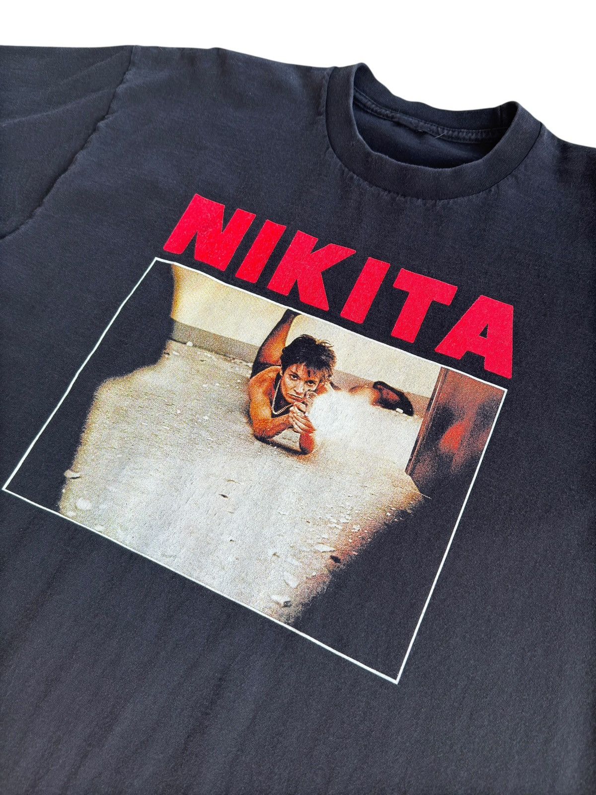 Other RARE Vintage 90s Nikita Film Tee Shirt Size US XL / EU 56 / 4 - 7 Thumbnail