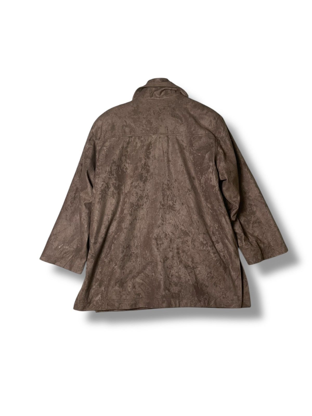 Japanese Brand × Vintage Pour Femmes Leather Suede Jacket (52) Size US L / EU 52-54 / 3 - 5 Thumbnail