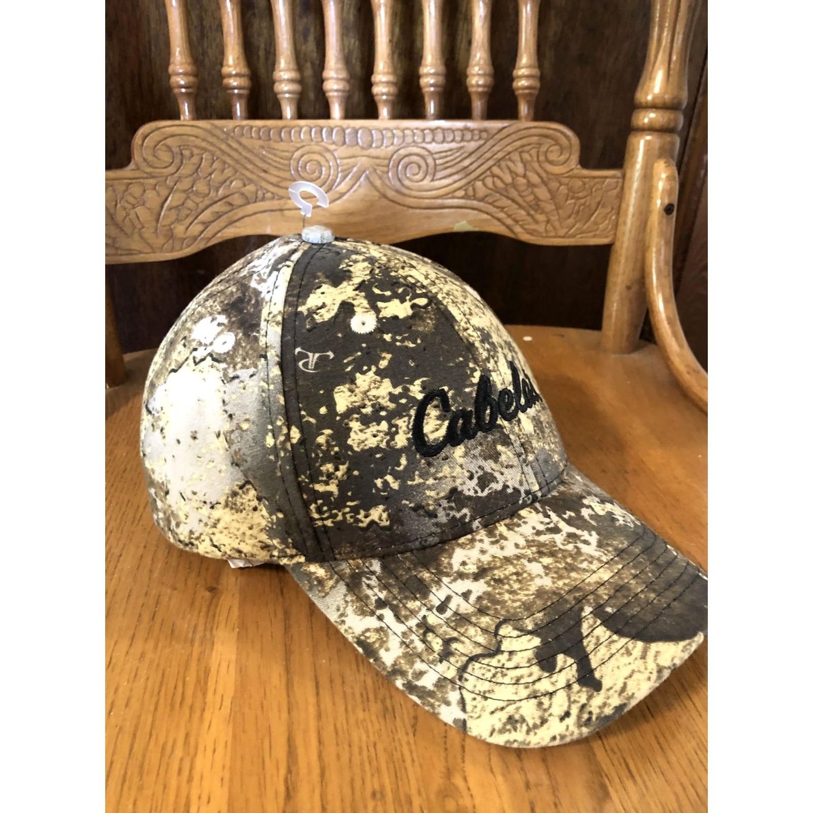 Vintage Cabela'S Hat Mens One Size Brown Cap Snap Back Camo Embroidered Baseball Hunting Outdoors Size ONE SIZE - 2 Thumbnail