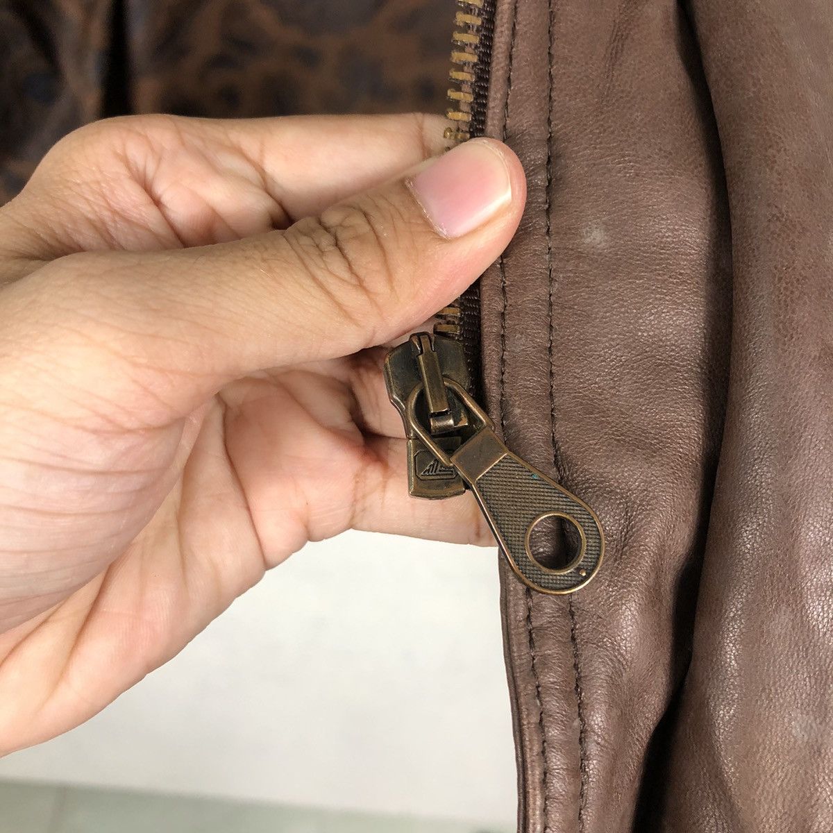 Japanese Brand 🔥Vtg Biker Leather Jacket Moare Japan Issey Miyake Size US M / EU 48-50 / 2 - 16 Thumbnail