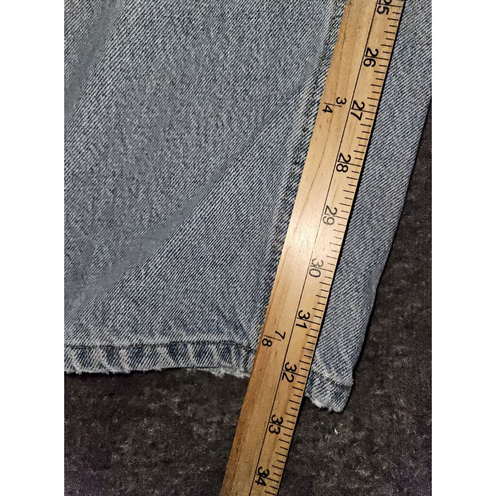 Carhartt Carhartt Jeans Men 40x34 Straight Distressed Blue Denim 90s Logo Workwear Size US 40 / EU 56 - 5 Thumbnail