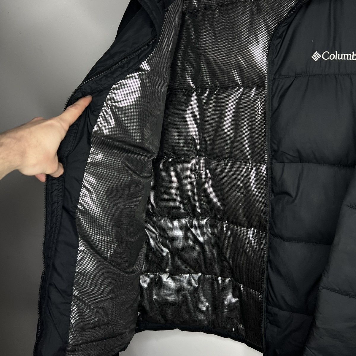 Columbia × Vintage Vintage Columbia outdoor Omni-Heat puffer black jacket Size US XL / EU 56 / 4 - 7 Thumbnail