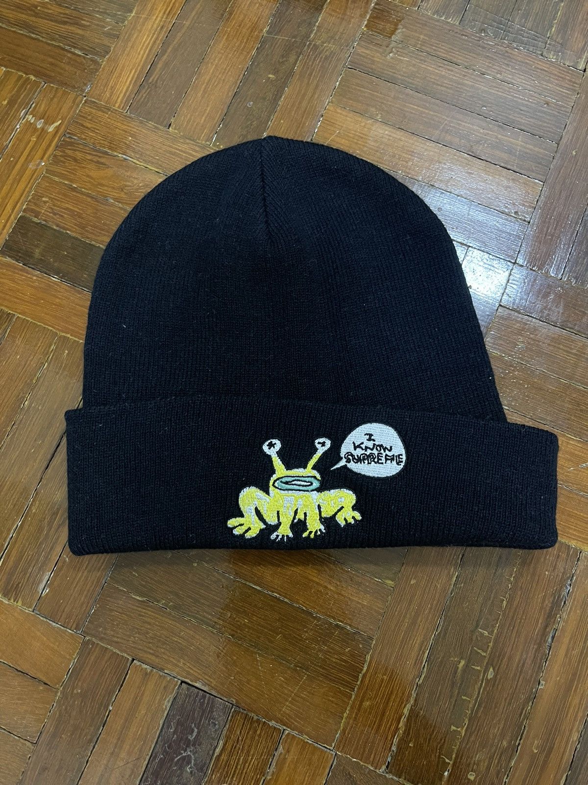 Supreme Supreme Daniel Johnston Beanie Black Size ONE SIZE - 1 Thumbnail