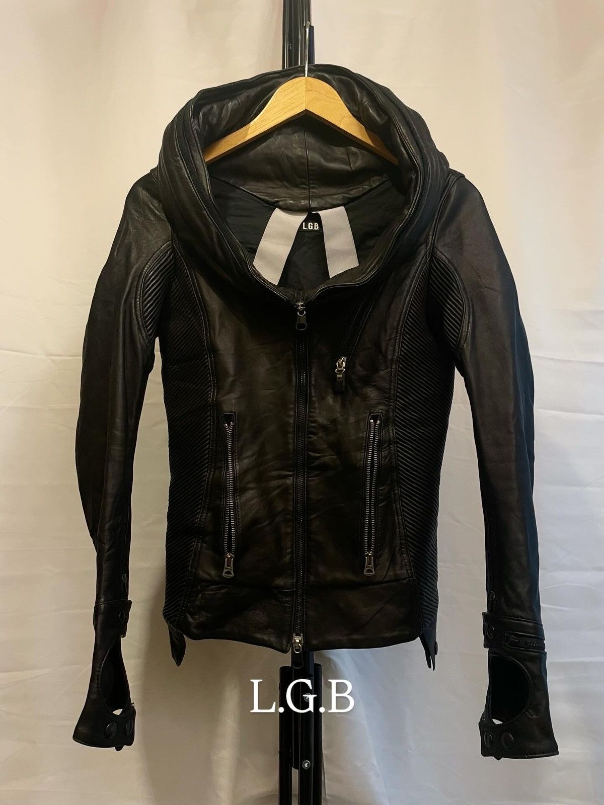 Le Grande Bleu (L.G.B.) L.G.B BONO-9 leather jacket Size US XS / EU 42 / 0 - 20 Thumbnail