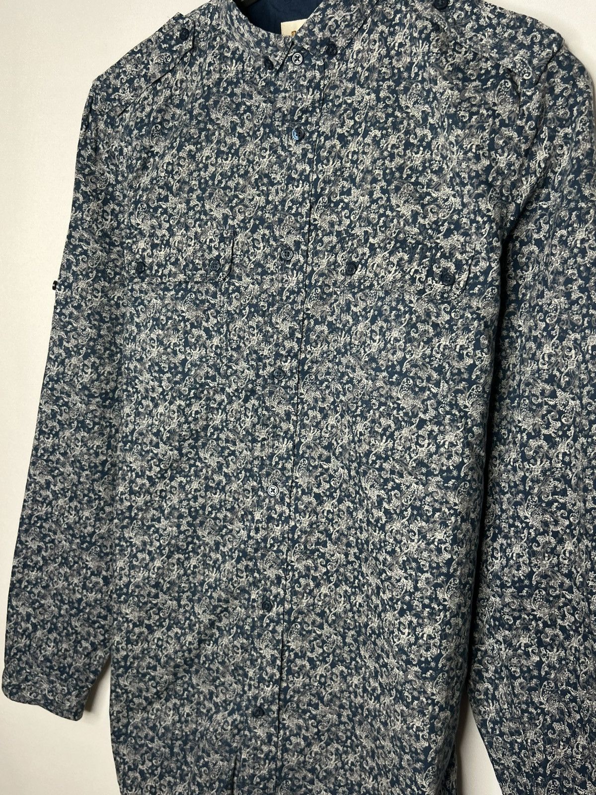 Diesel Diesel Overprinted Long Sleeve Shirt Rare Size US M / EU 48-50 / 2 - 7 Thumbnail