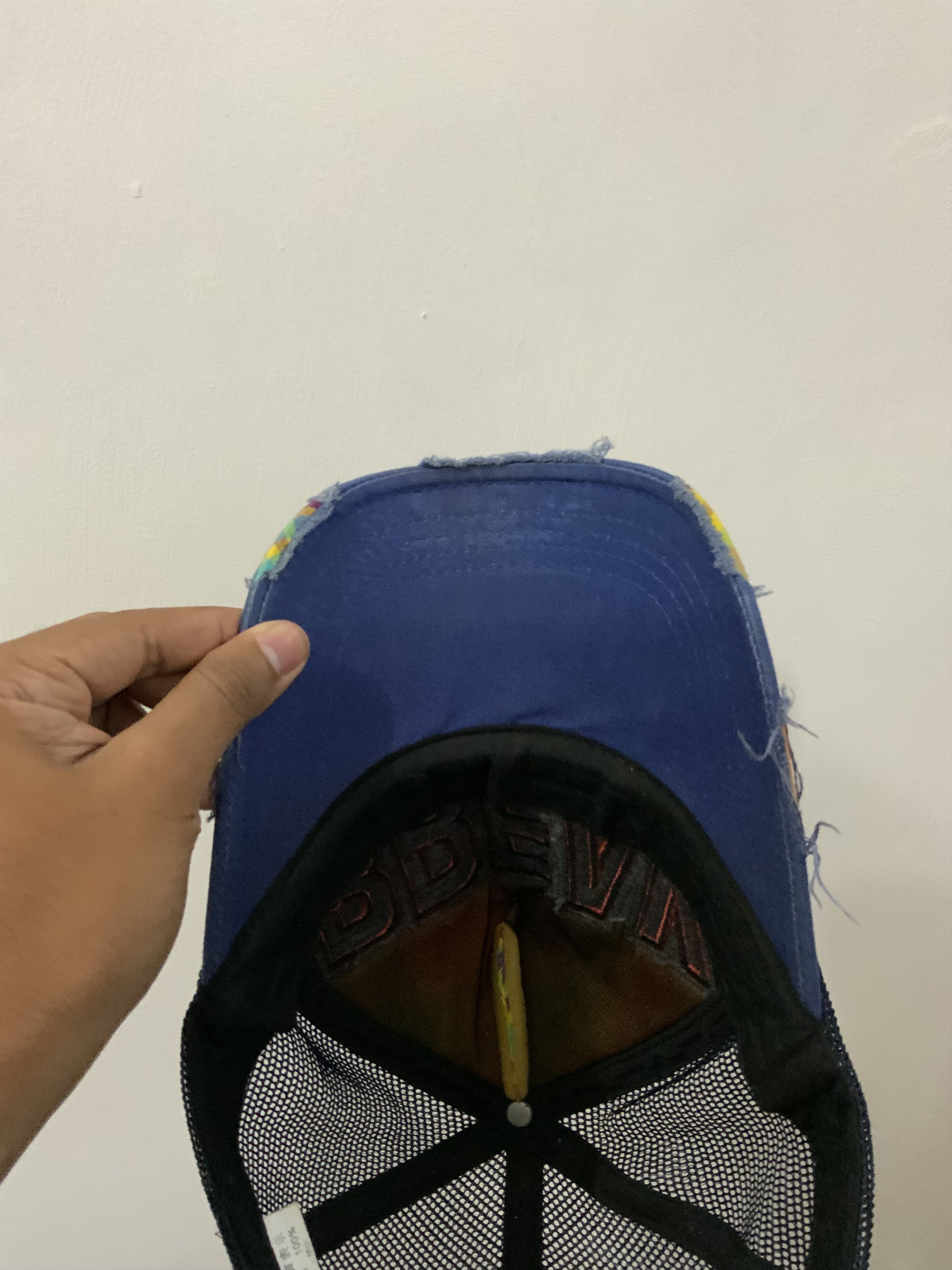If Six Was Nine Break Distressed Trucker Hat Size ONE SIZE - 11 Thumbnail
