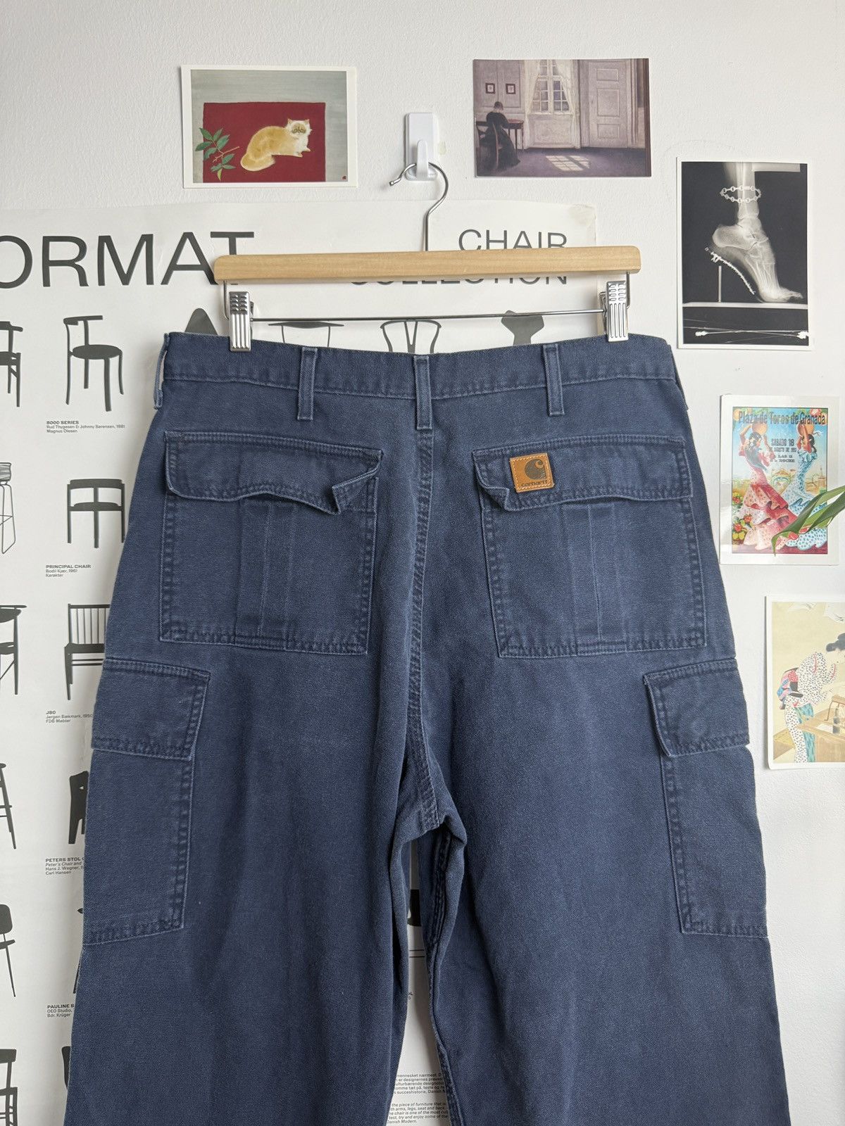 Other Carhartt single knee baggy cargo pants 34x34 skate workwear Size US 34 / EU 50 - 3 Thumbnail