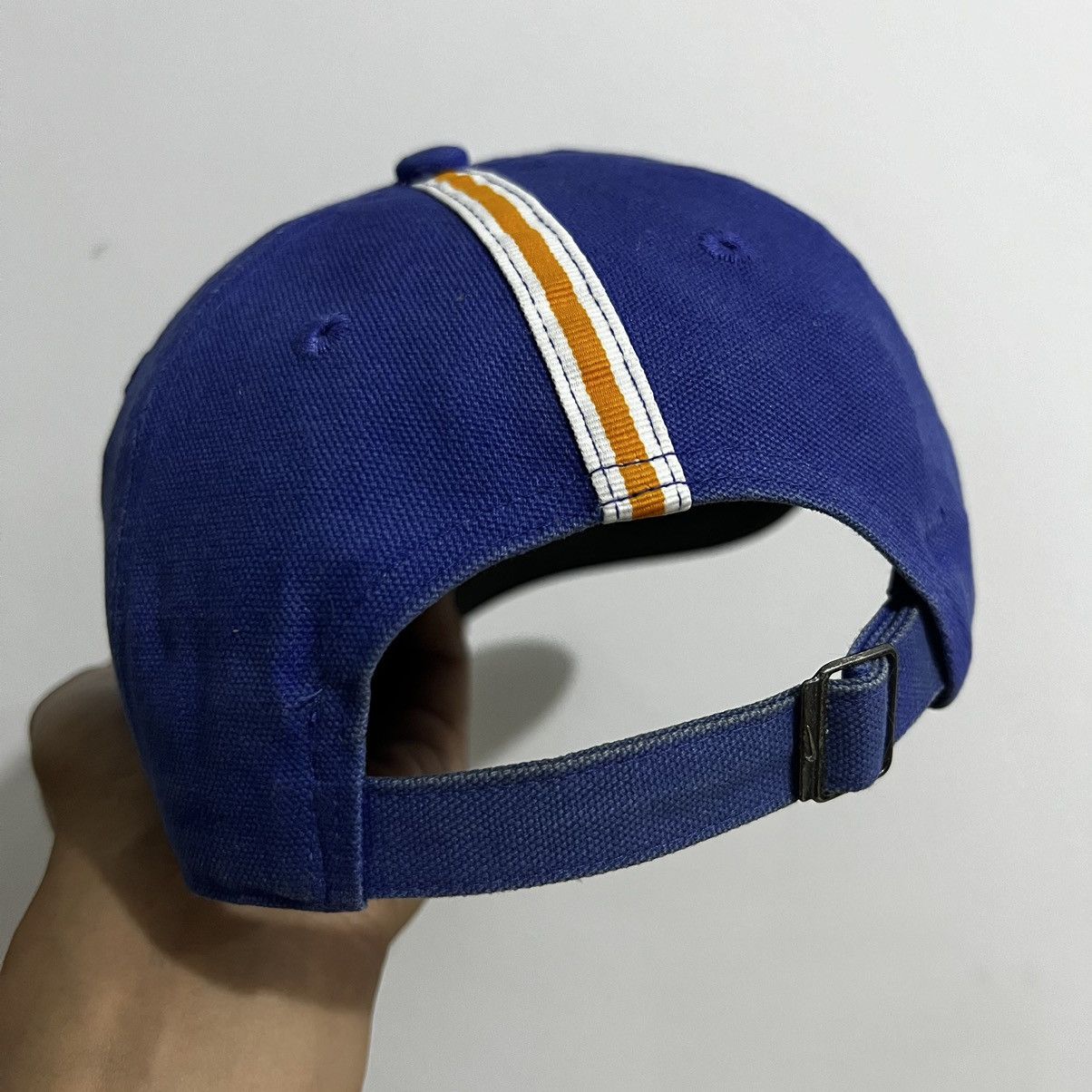 Nike × Vintage Vintage 90s Nike Dad Cap Embroidered Logo 58cm Size ONE SIZE - 4 Thumbnail