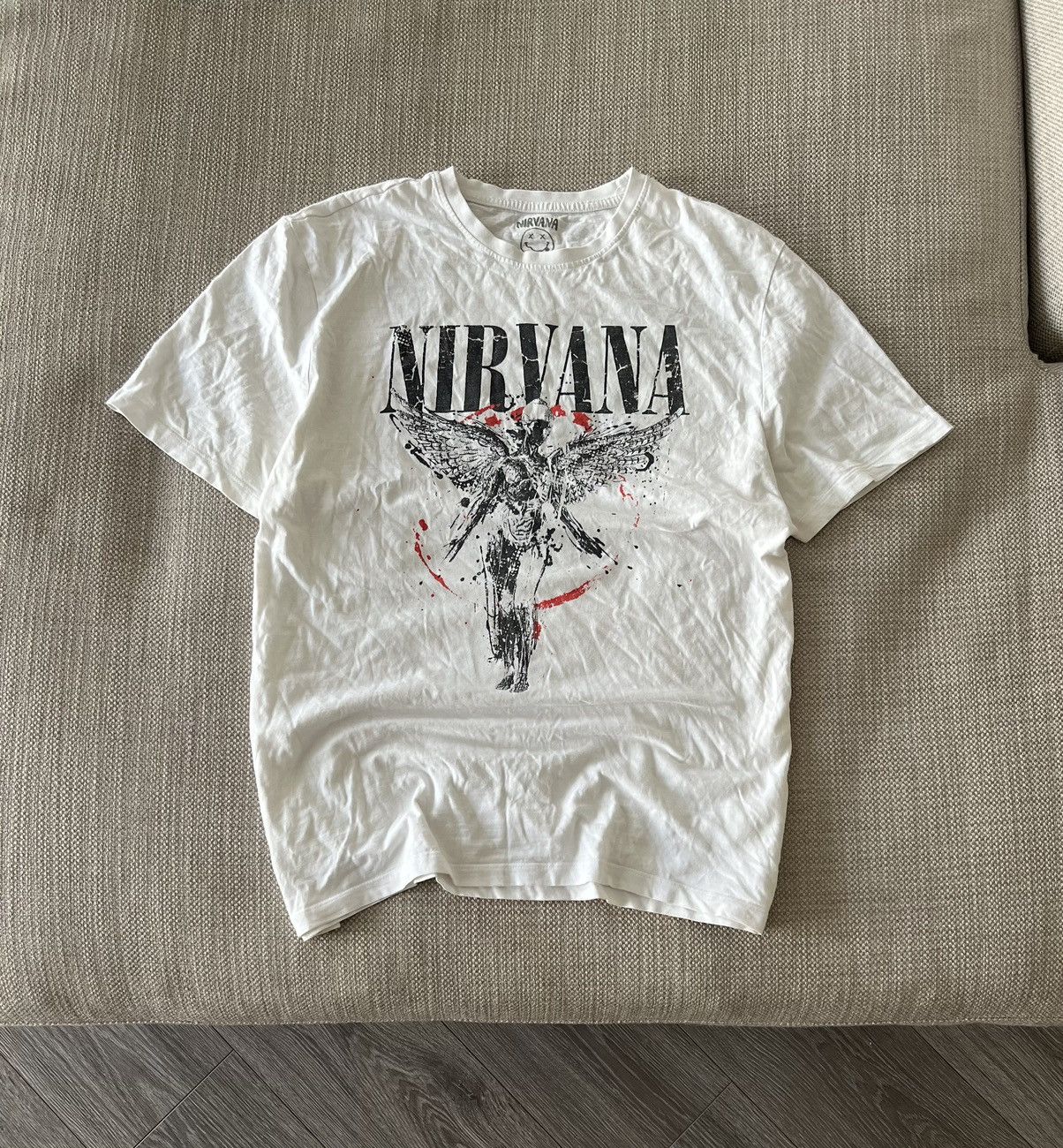 Band Tees × Nirvana 💥💥 Nirvana Band T-Shirt Tee Tour Size US M / EU 48-50 / 2 - 1 Thumbnail