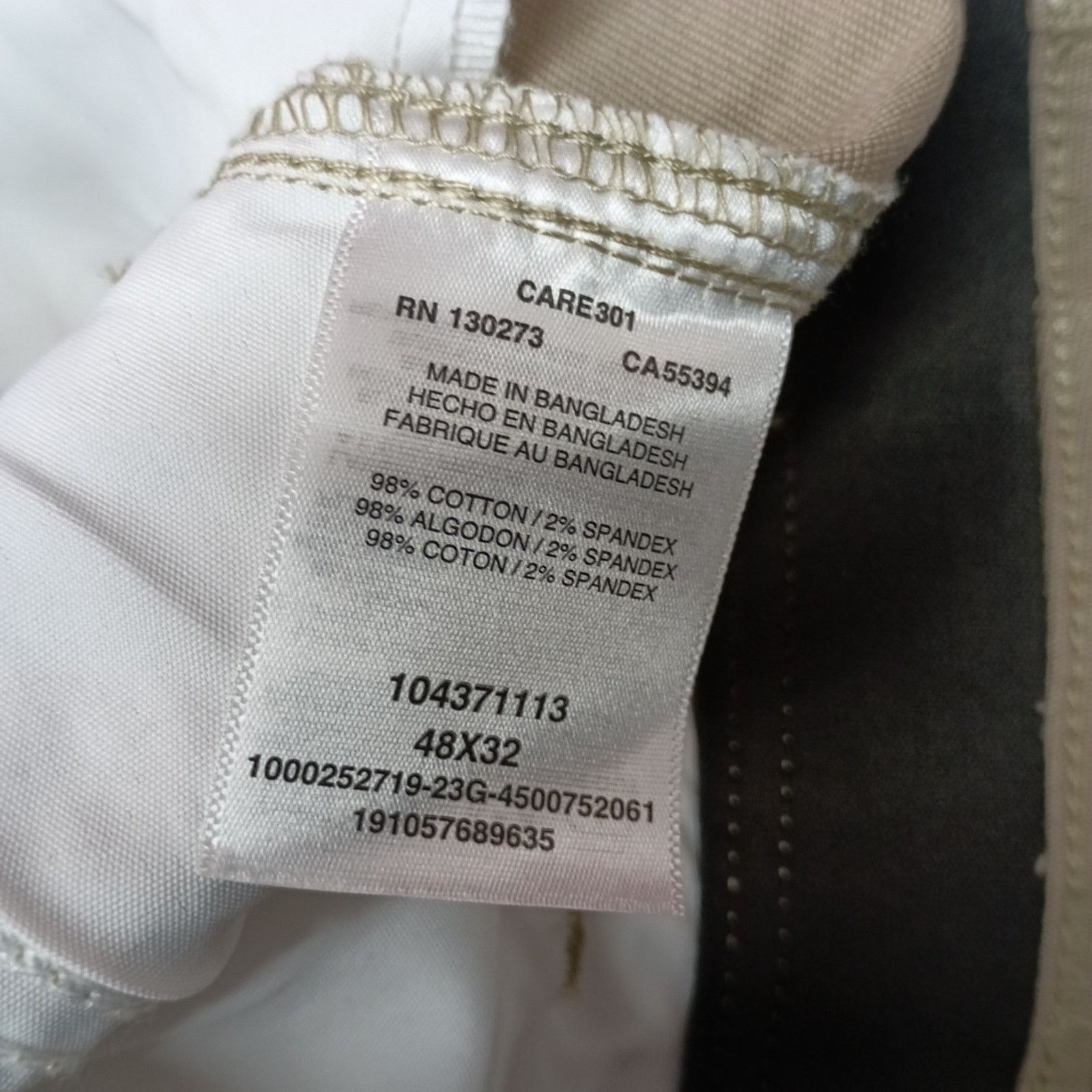 Lee Lee Extreme Motion Cargo Pants Men's 48x32 Beige Regular Fit Size US 44 / EU 60 - 6 Thumbnail
