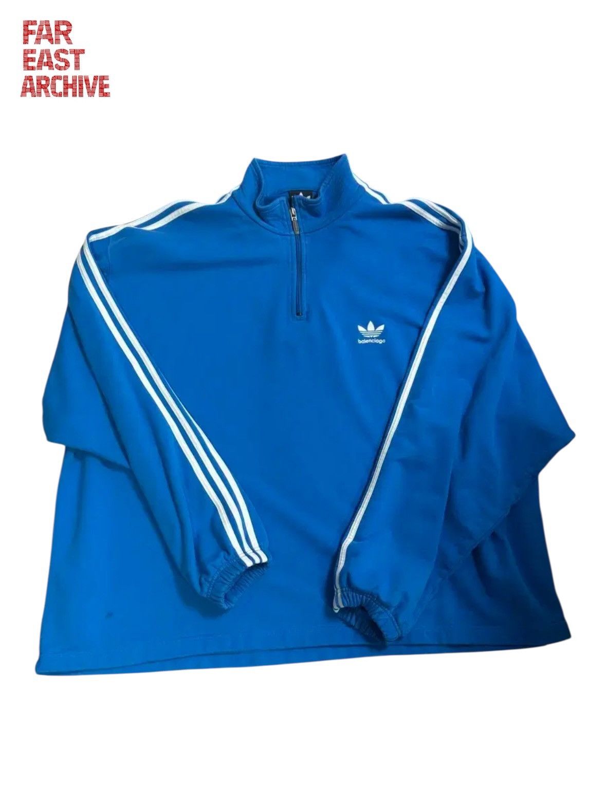 Adidas × Balenciaga Balenciaga x Adidas Half Zip Up Tracktop Size US XL / EU 56 / 4 - 1 Thumbnail