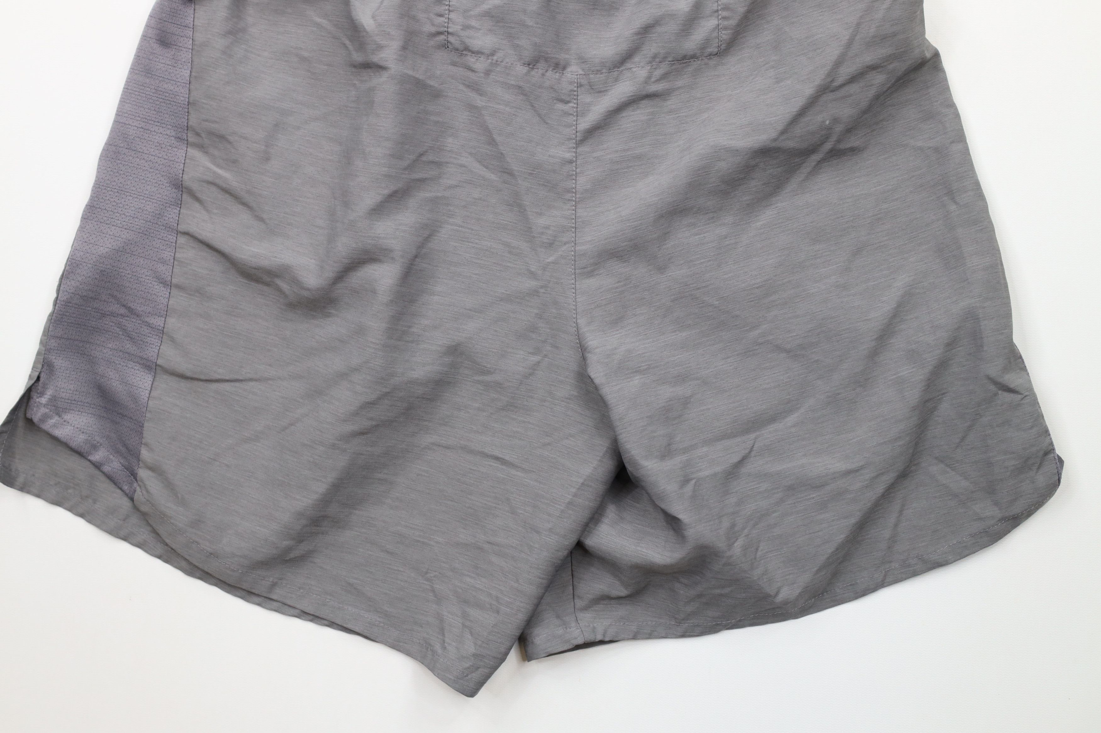 Nike × Vintage Vintage Nike Reflective Swoosh Above Knee Shorts Gray Size US 32 / EU 48 - 11 Thumbnail