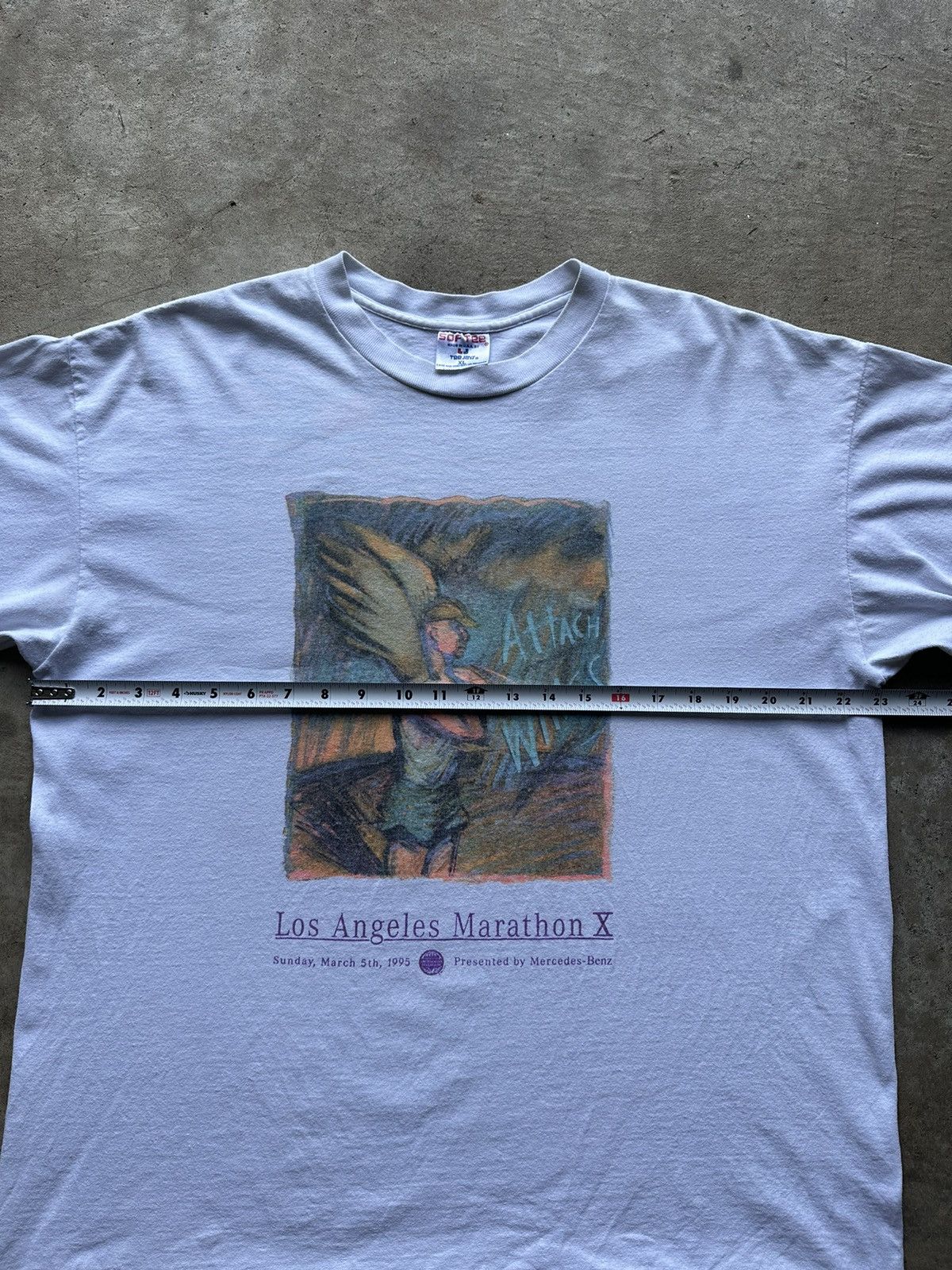 Vintage 1995 Los Angeles Marathon x Mercedes-Benz SINGLE STITCH XL Size US XL / EU 56 / 4 - 8 Thumbnail