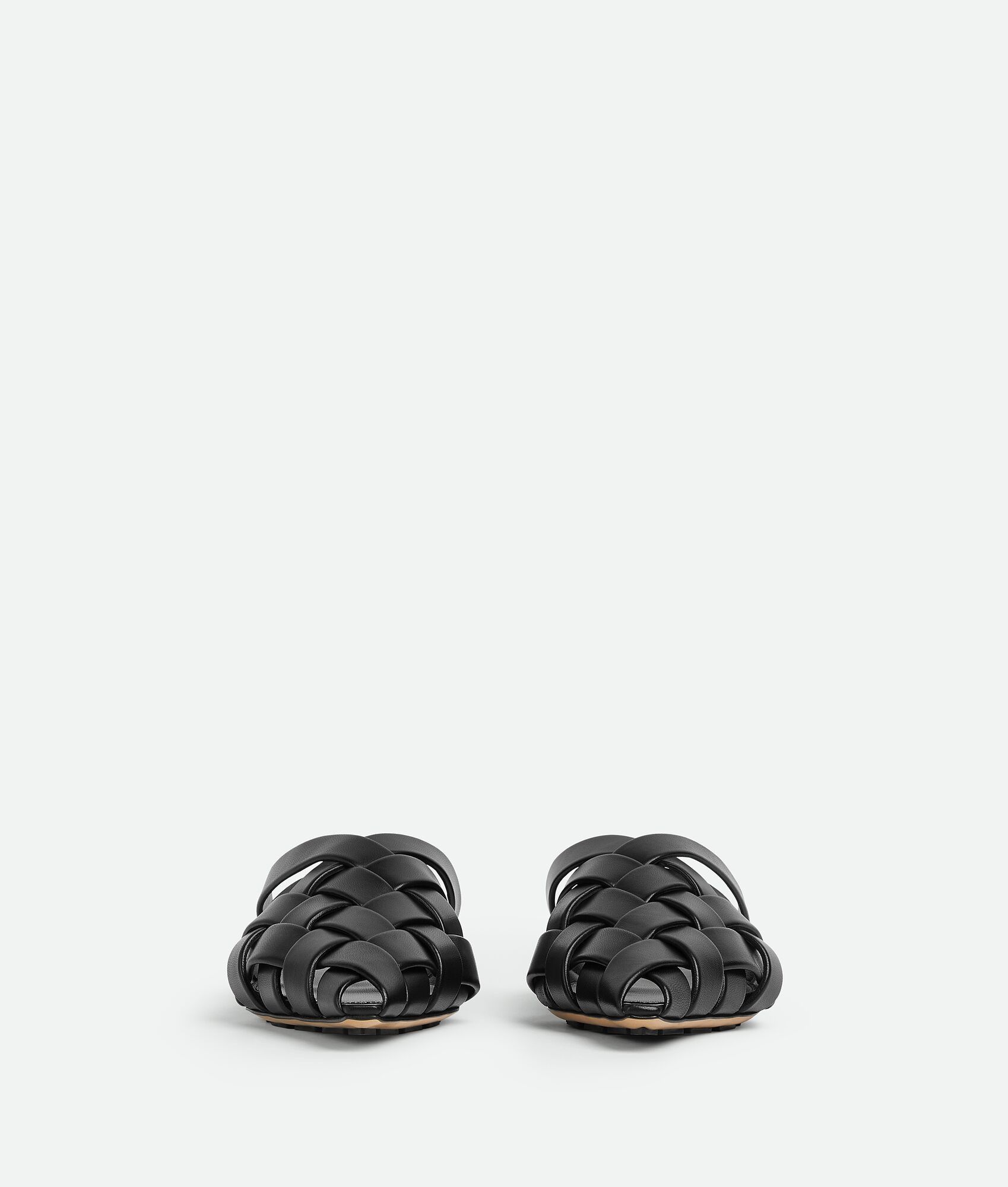 Bottega Veneta o1n1vont0325 Alfie Slippers in Black Size US 7 / IT 37 - 2 Thumbnail