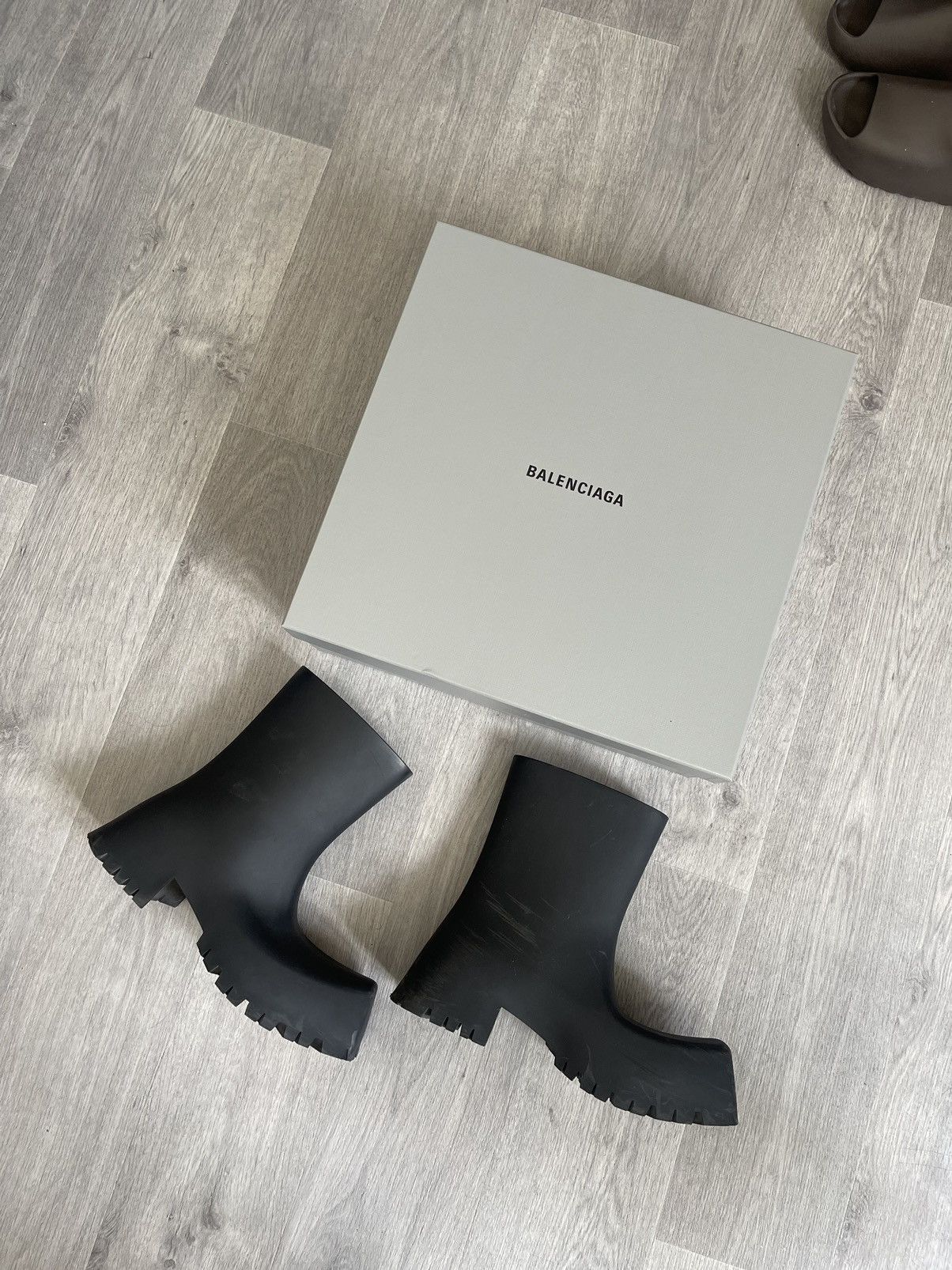 Balenciaga Balenciaga trooper boots | Grailed