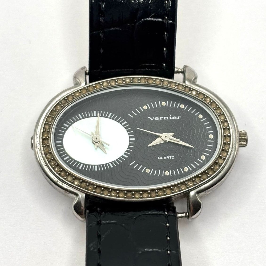 Other Vintage Black Vernier Dual Watch Size ONE SIZE - 3 Thumbnail