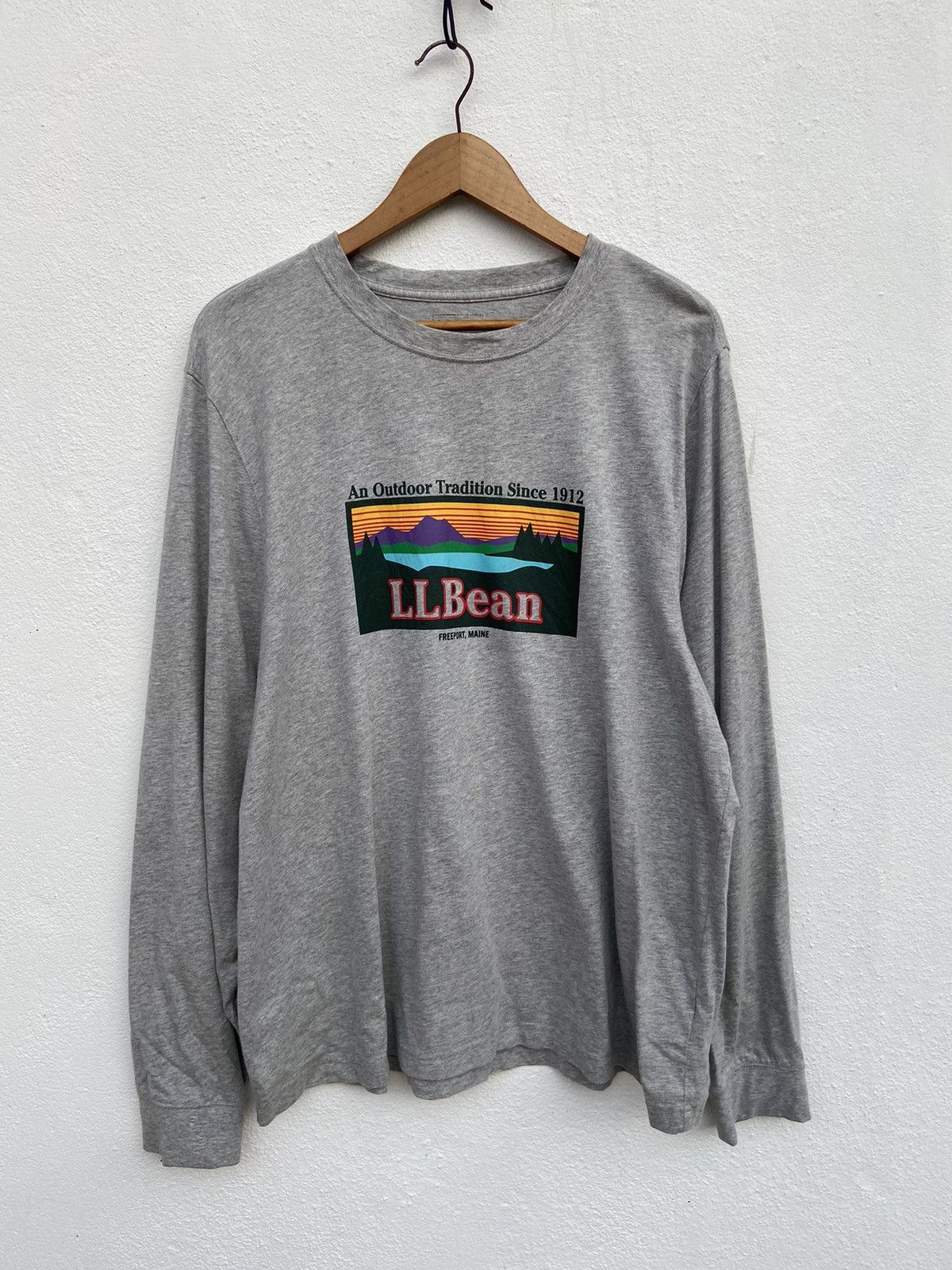 L.L. Bean × Vintage Vintage LL Bean t shirt long sleeve Size US L / EU 52-54 / 3 - 1 Thumbnail
