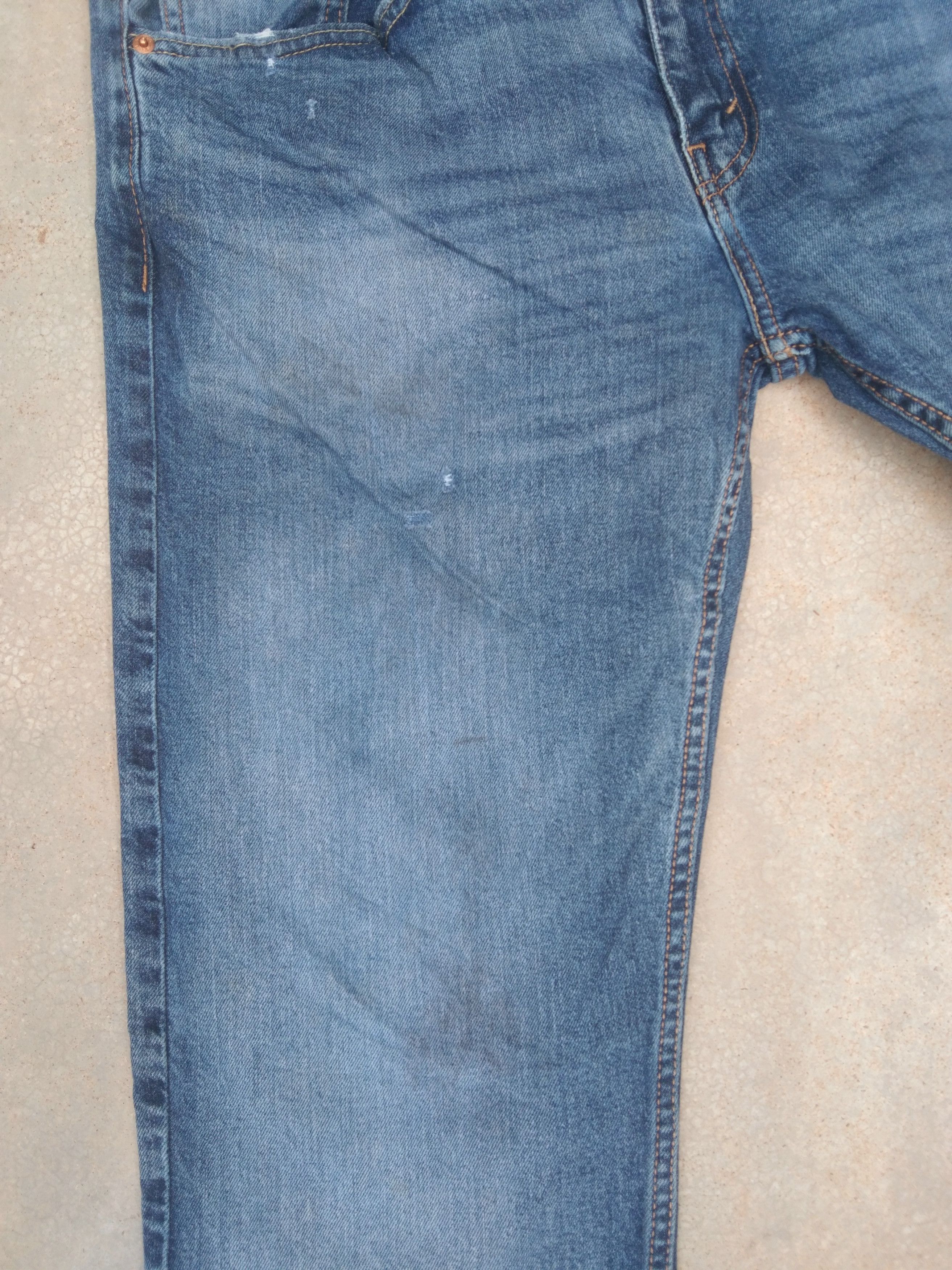 Levi's Vintage Levi's Jeans 502 Washed Blue Denim 33x31 Size US 33 - 4 Thumbnail
