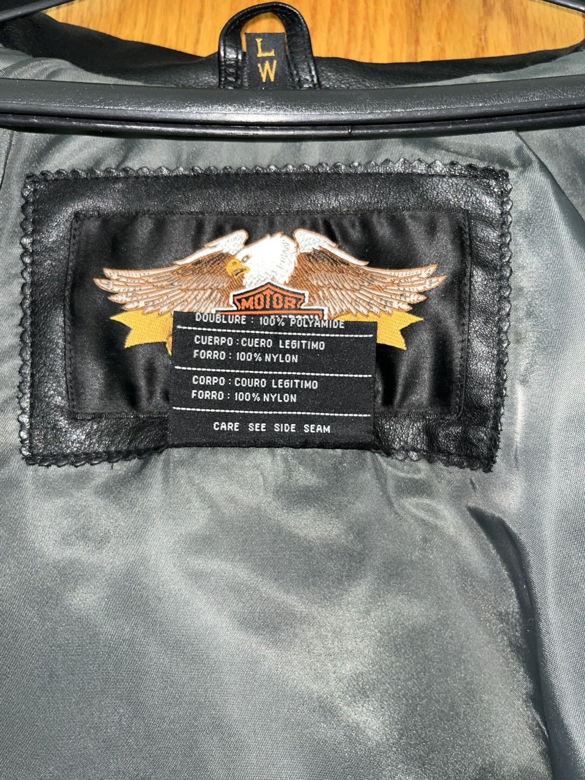 Harley Davidson Mint NOS 2002 Harley-Davidson Hacienda Leather Jacket Sz LW Size L / US 10 / IT 46 - 17 Thumbnail