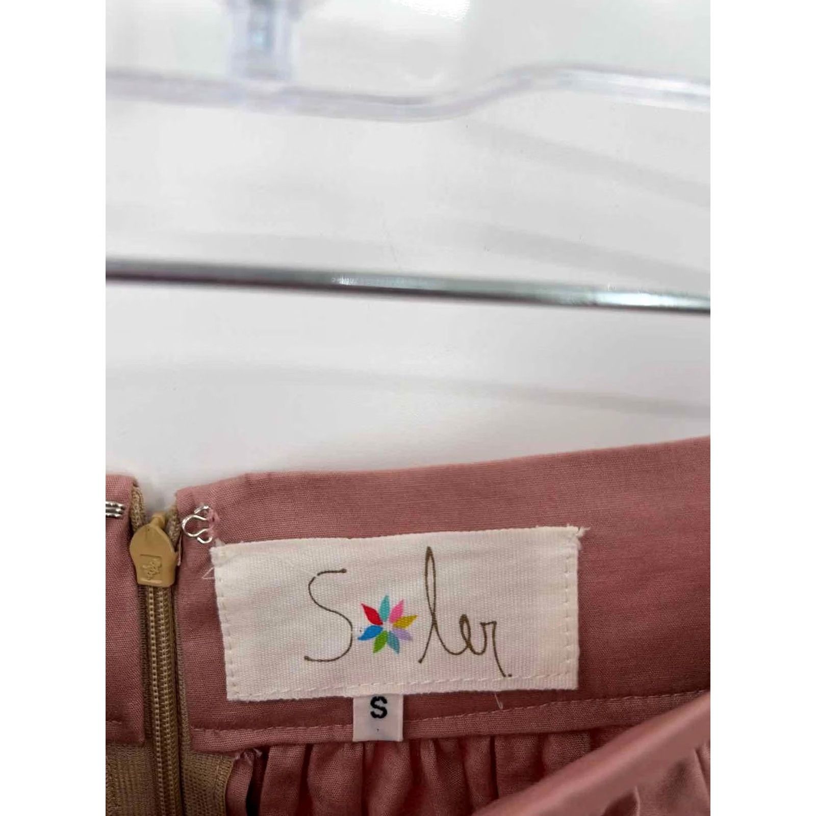 Vintage Soler Pink Size Small A Line Skirt Pre-Owned Size 28" / US 6 / IT 42 - 2 Thumbnail