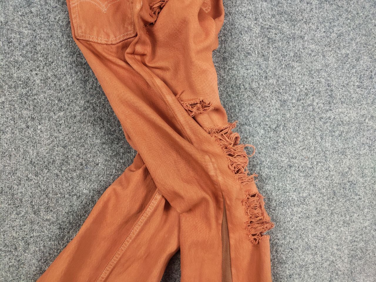 If Six Was Nine Vintage Levis 597 x if six was nine Flared Denim Jeans Y2K Size 29" - 5 Thumbnail