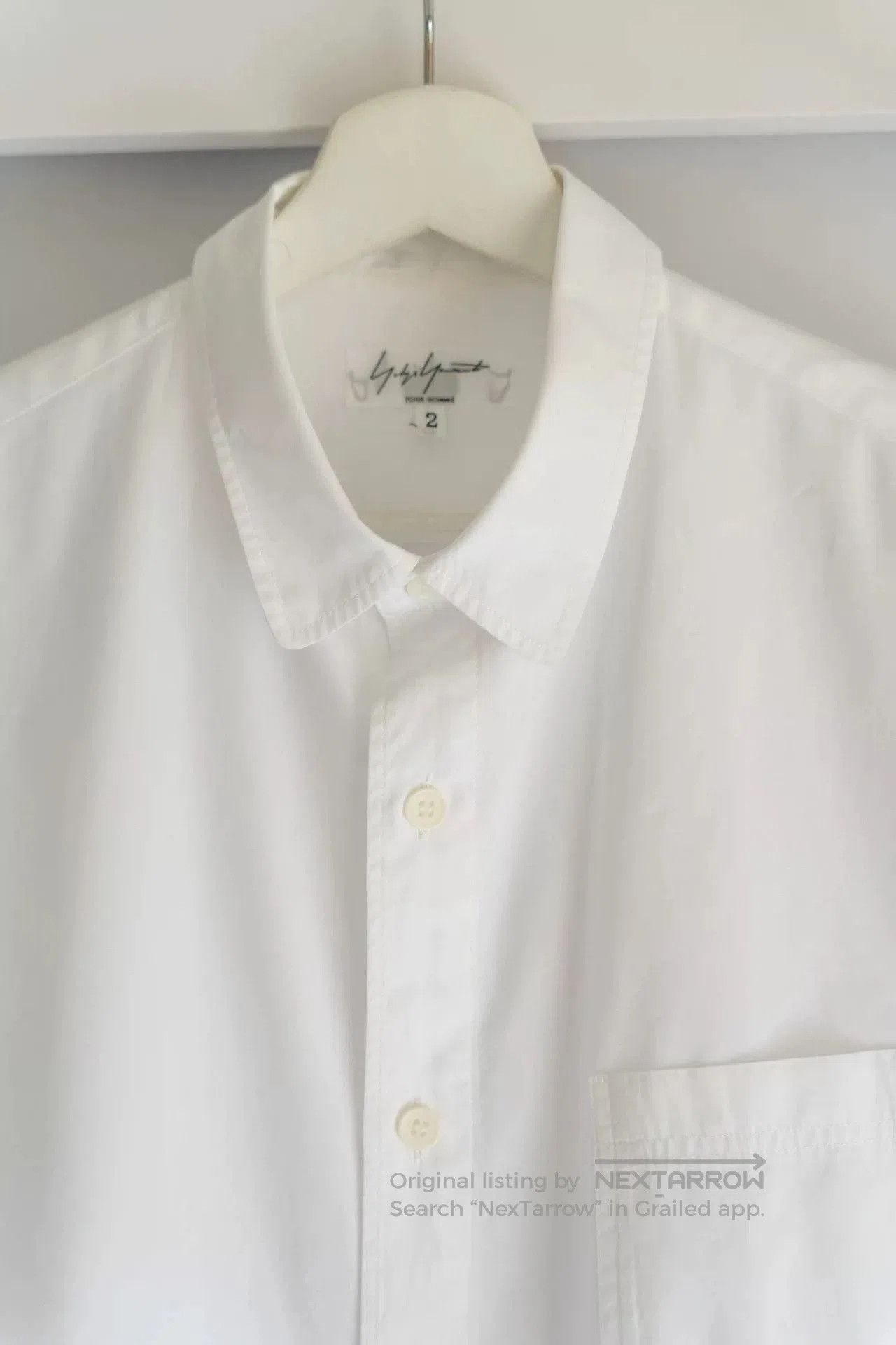 Yohji Yamamoto Yohji Yamamoto White Dress Shirt. Size US M / EU 48-50 / 2 - 3 Thumbnail