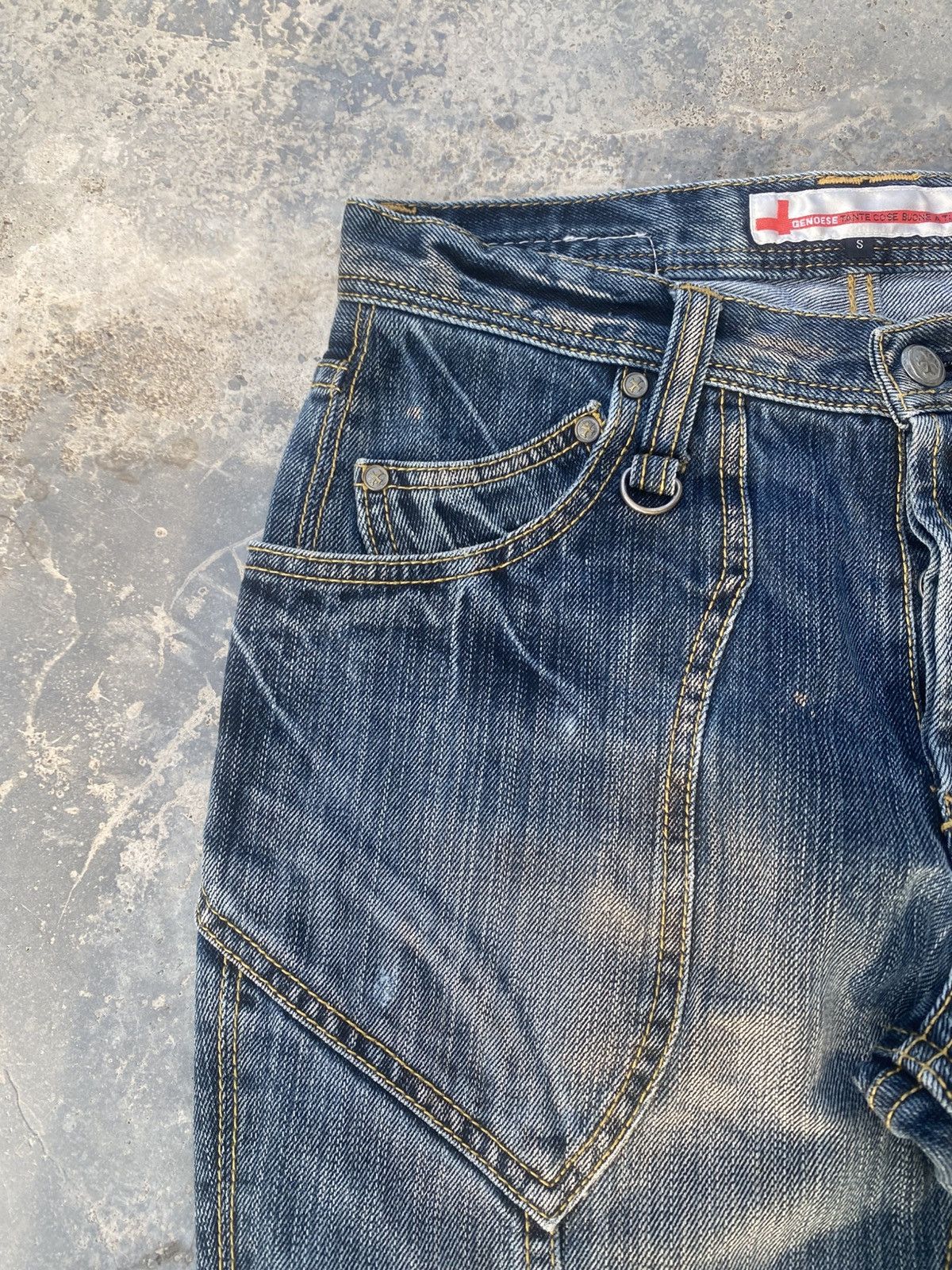 If Six Was Nine GENOESE Vampire Flared Jeans Size US 27 - 3 Thumbnail