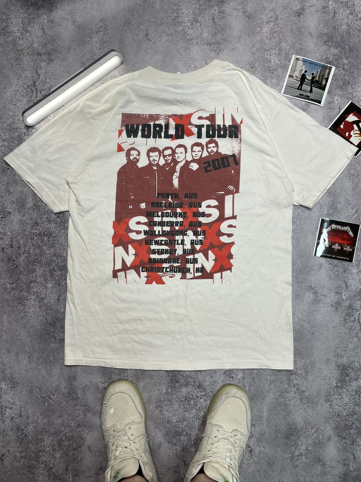 Band Tees Vintage Inxs Concert Tour T Shirt 2007 Band Shirt Size US L / EU 52-54 / 3 - 5 Thumbnail