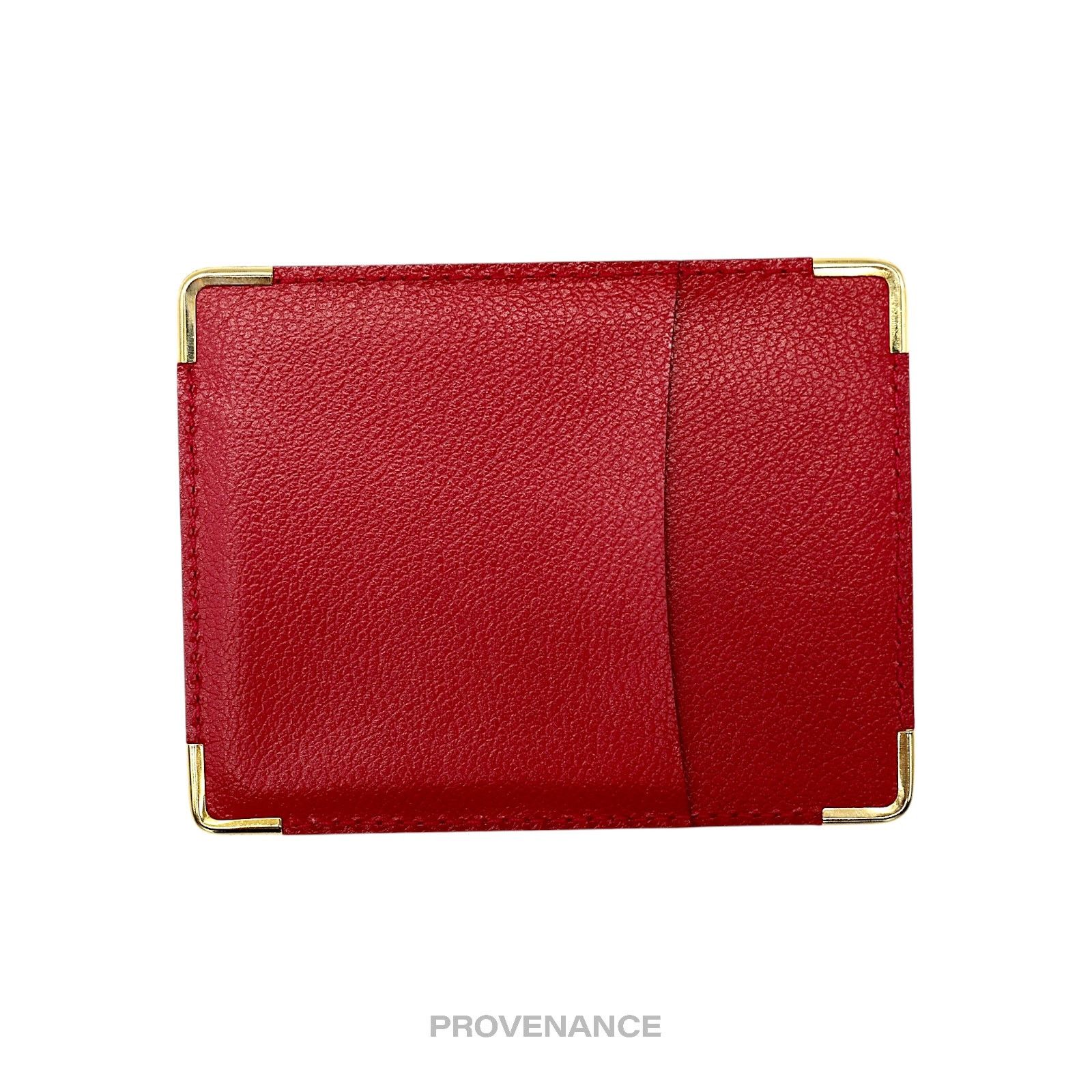 Rolex 🔴 Rolex Card Holder Wallet - Red Leather Size ONE SIZE - 2 Thumbnail