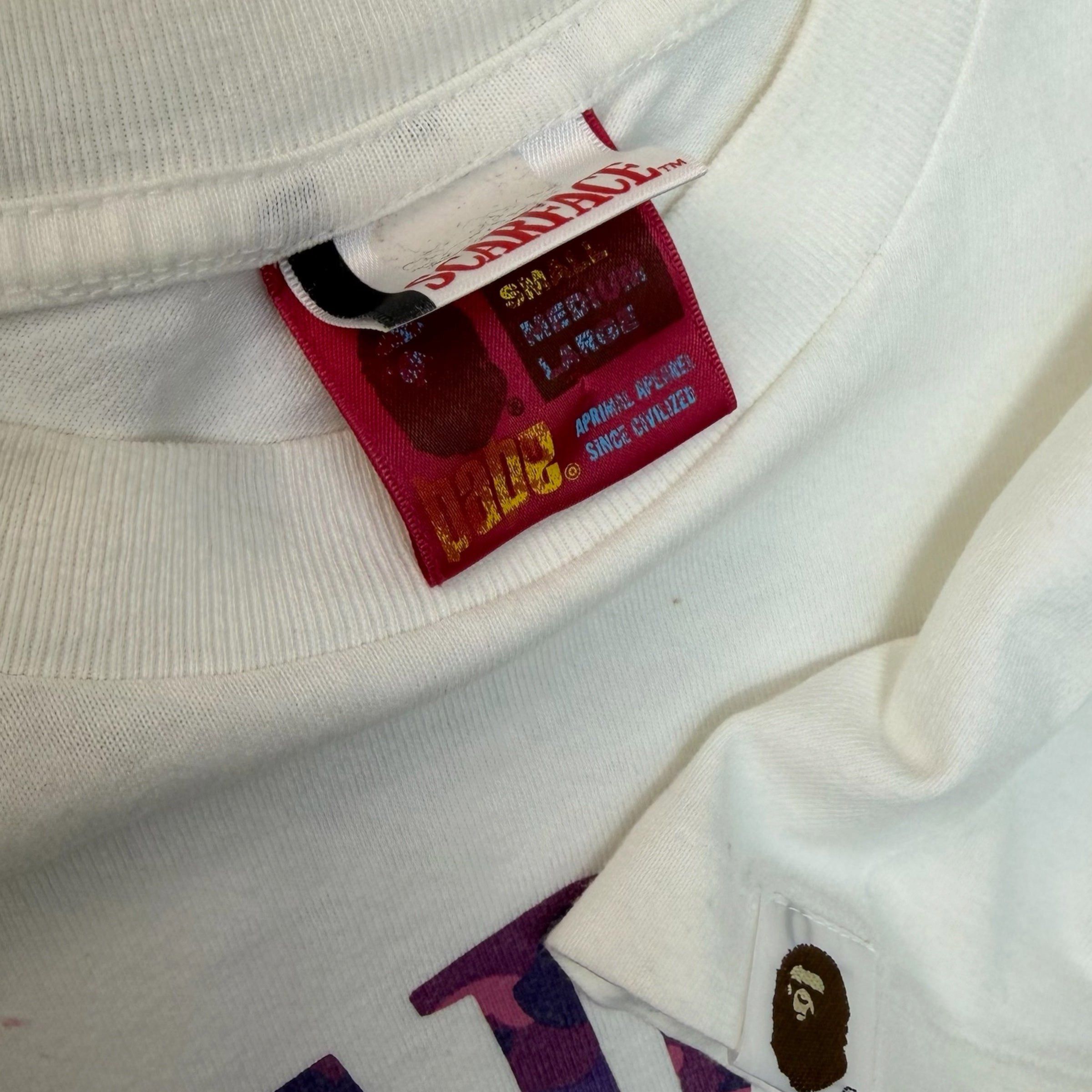 Bape Bape Scarface Purple Camo Tee S Size US S / EU 44-46 / 1 - 6 Thumbnail
