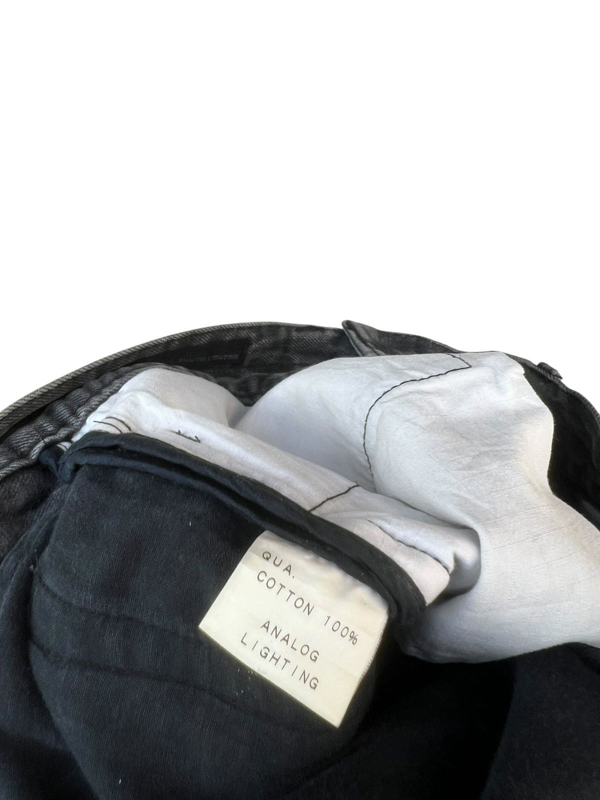 Shellac Analog Lighting Japan Fade Black Denim Selvedge Jeans Size US 31 - 23 Thumbnail
