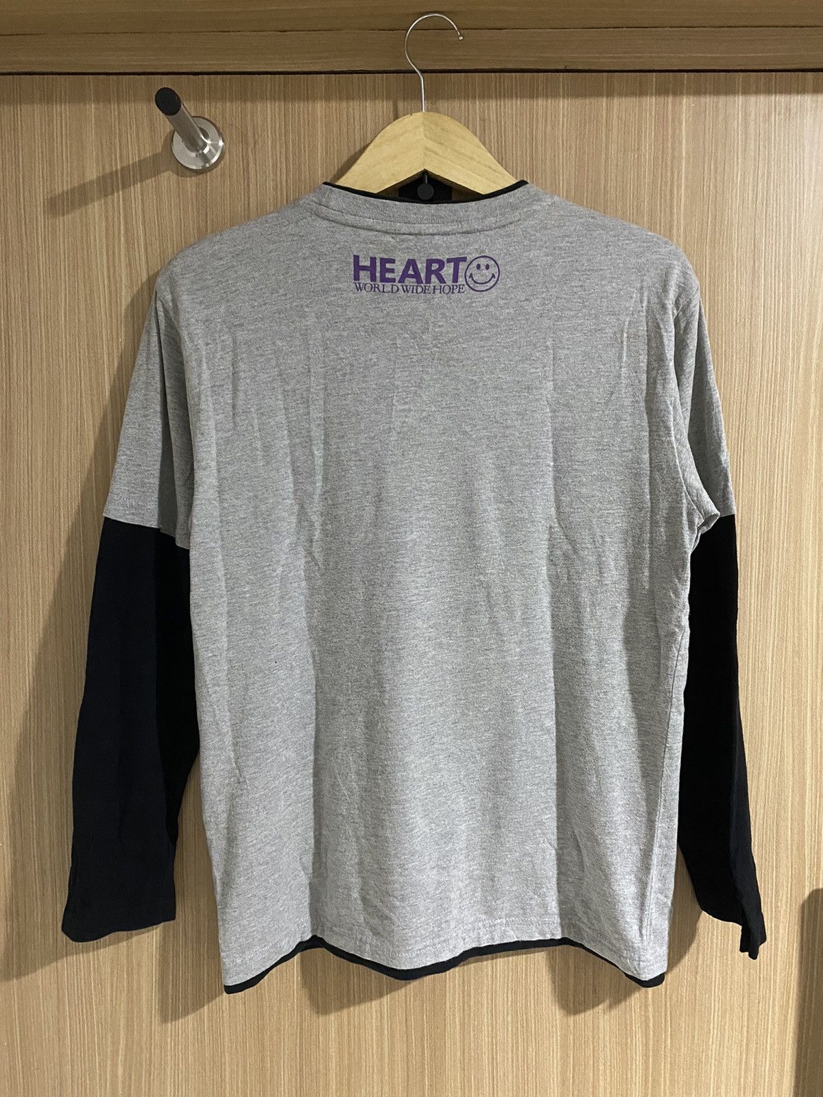 Beauty Beast × If Six Was Nine × Japanese Brand Y2k double layers home boys Heart Word wide Hope Poem Size US M / EU 48-50 / 2 - 6 Thumbnail