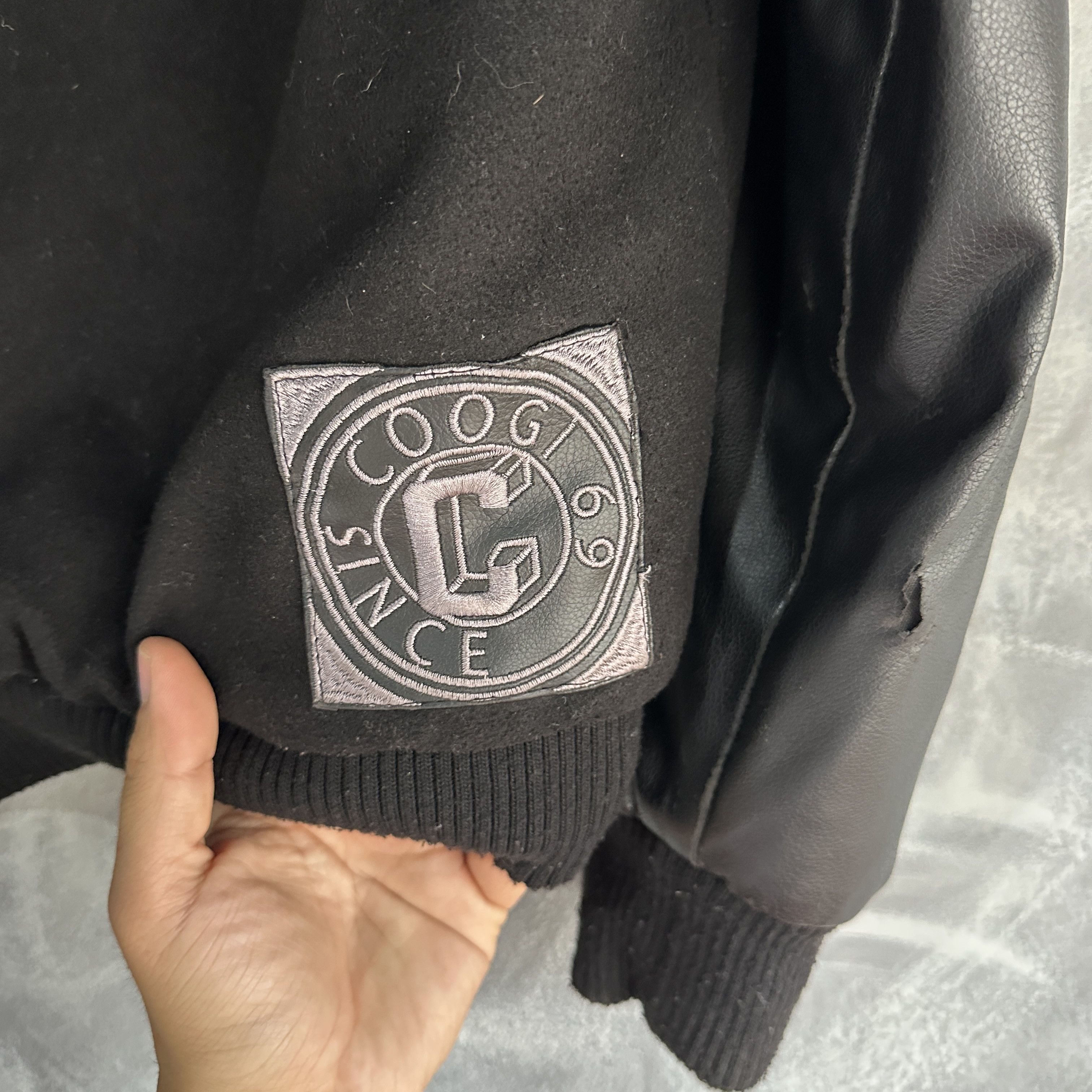 Coogi Vintage COOGI Varsity Jacket Mens Sz XXL Black On Black Size US XXL / EU 58 / 5 - 8 Thumbnail