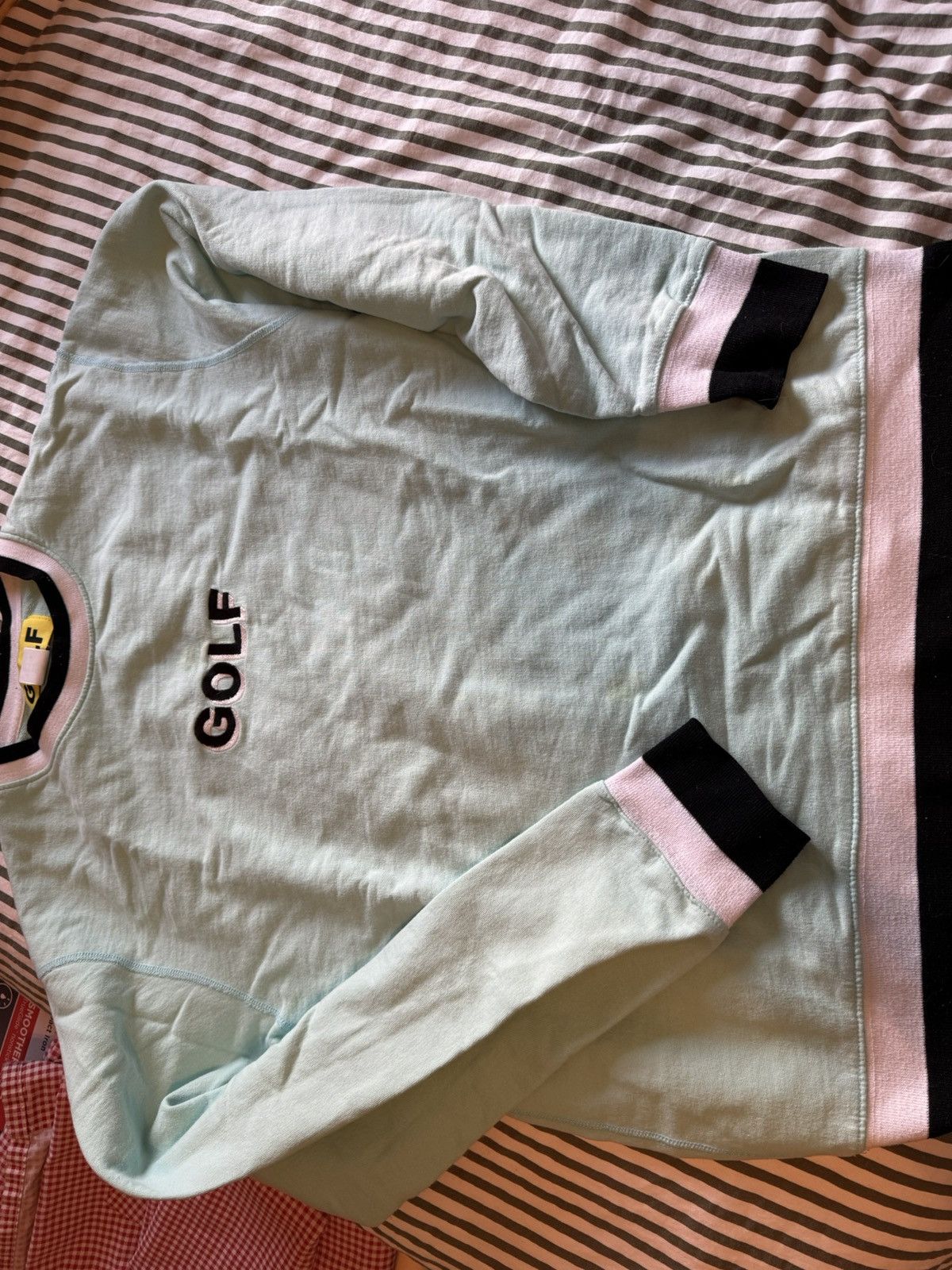 Golf Wang × Golf le Fleur × Tyler The Creator Golf Wang Mint Sweatshirt Box Logo FW15 Rare XL Size US XL / EU 56 / 4 - 1 Thumbnail