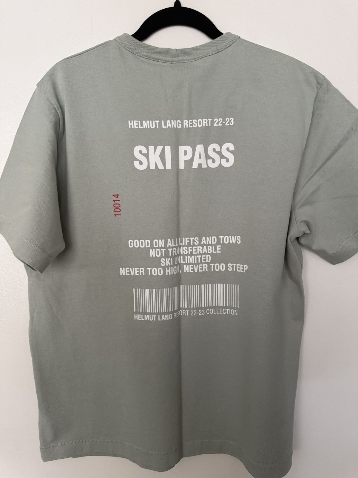 Helmut Lang Helmut Lang Gray Short Sleeve Tee Size US M / EU 48-50 / 2 - 2 Thumbnail