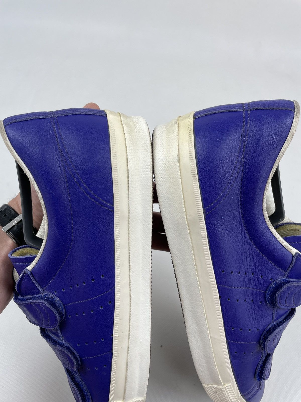 Kansai Yamamoto Y2K Y'S Japan Leather Strap Hook-Loop Sneakers Low-Top Shoes Size US 11.5 / EU 44-45 - 18 Thumbnail