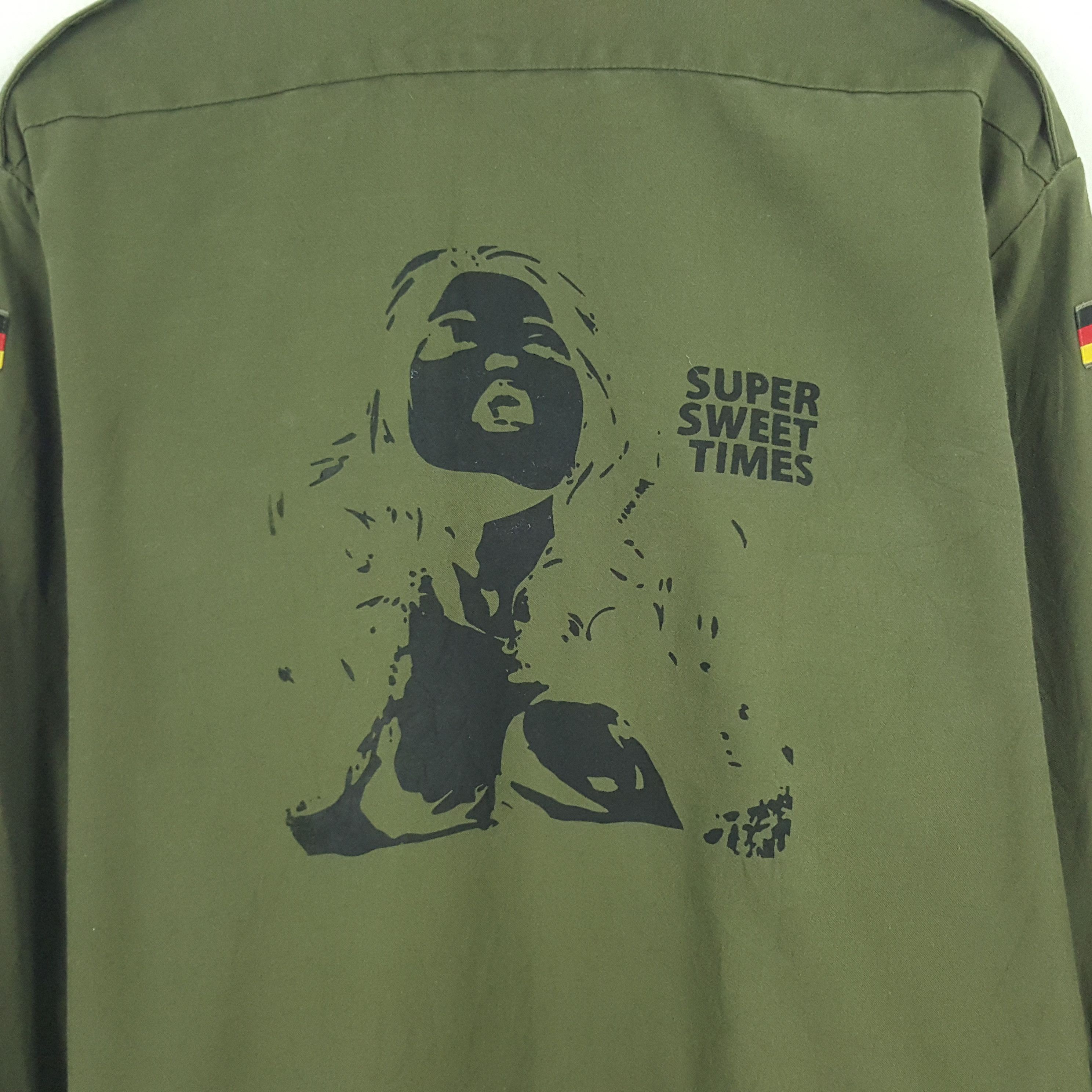 Japanese Brand Vintage Super Sweet Times Custom Art Button Up Shirt Size US L / EU 52-54 / 3 - 2 Thumbnail