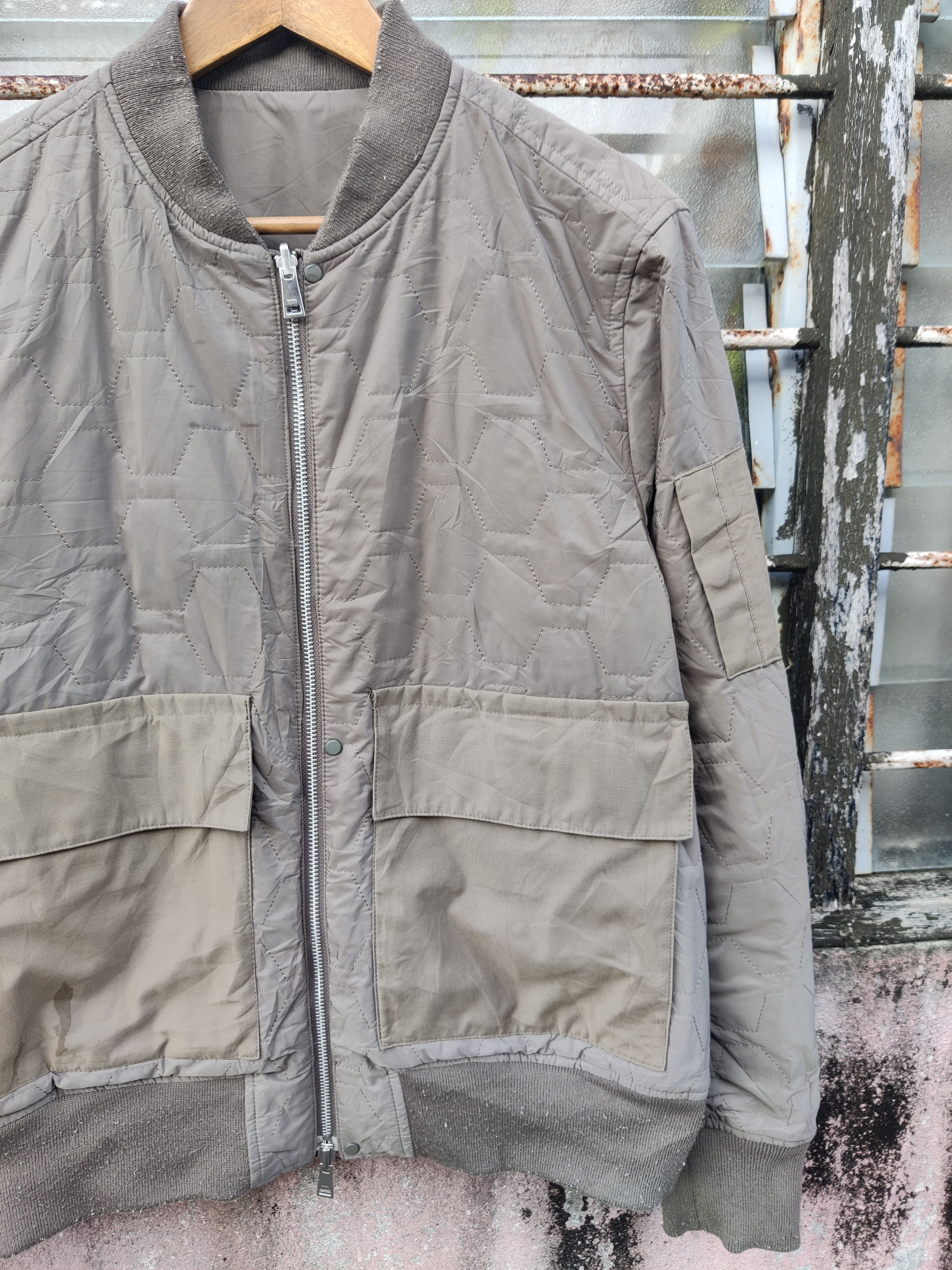 Global Work Vintage Global Work Reversible Japan Design Bomber Jacket Size US L / EU 52-54 / 3 - 4 Thumbnail