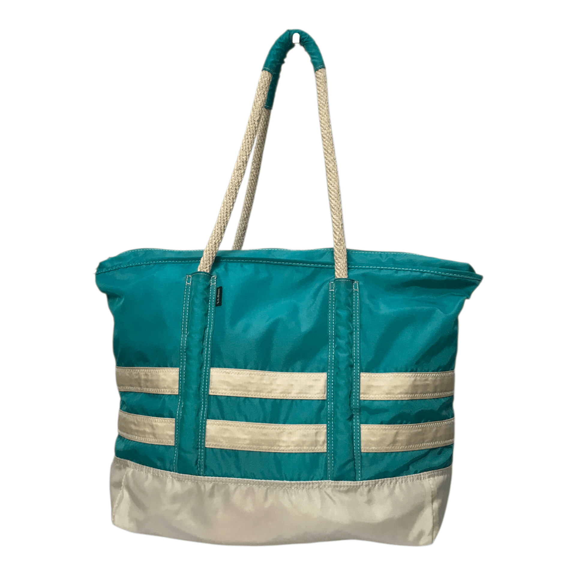 L.L. Bean Vintage 90s LL Bean Nylon Rope Handle Bag Size ONE SIZE - 7 Thumbnail