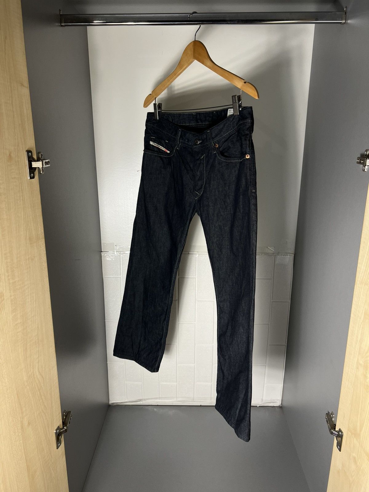 Diesel VINTAGE DIESEL INDUSTRY DENIM DIVISION JEANS CASUAL Y2K 90s Size US 32 / EU 48 - 13 Thumbnail
