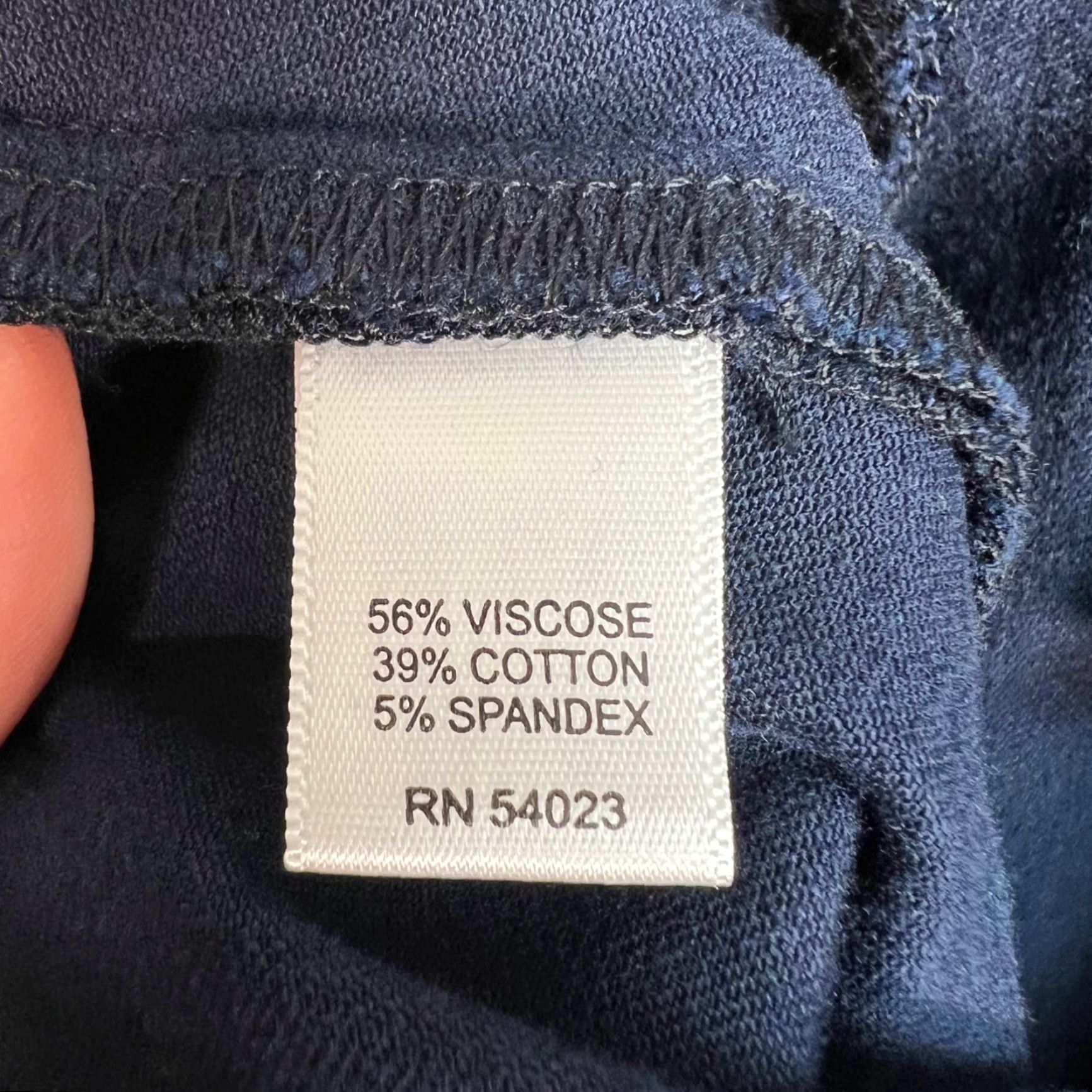 Banana Republic Banana Republic Sloan Fit Blue Pants Women Size 6 Viscose Cotton Blend Ankle Zip Size 28" / US 6 / IT 42 - 4 Thumbnail