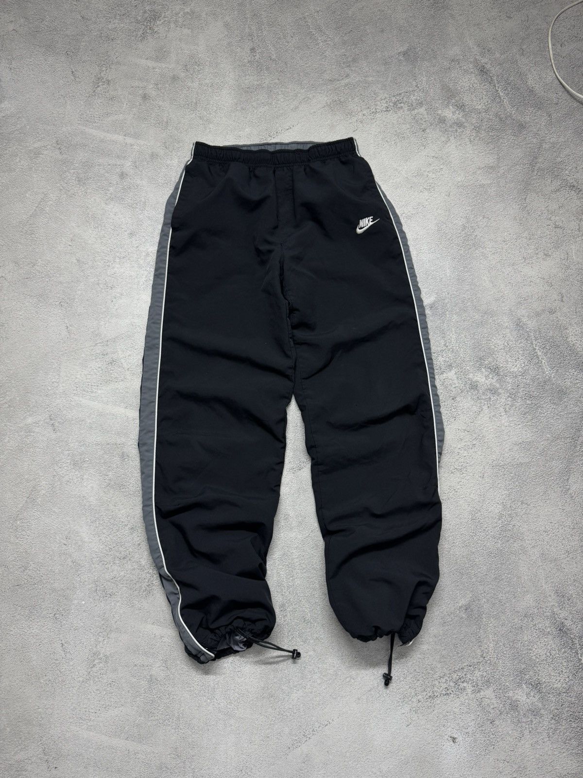 Nike Vintage Y2K Nike Nylon Mini Swoosh Drill Pants 00’s Size US 30 / EU 46 - 2 Thumbnail