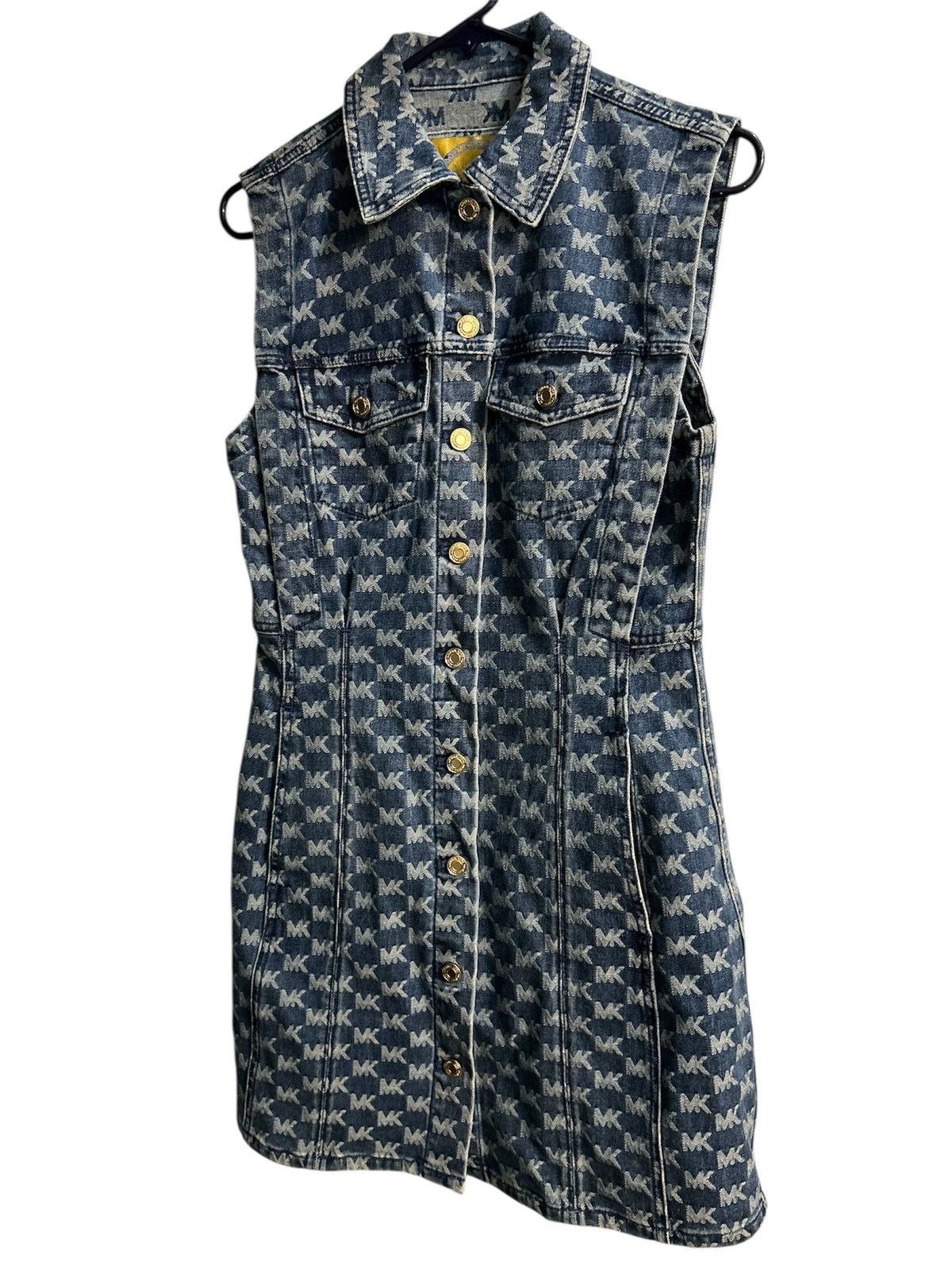 Michael Kors Michael Kors Denium Dress Size S / US 4 / IT 40 - 1 Thumbnail
