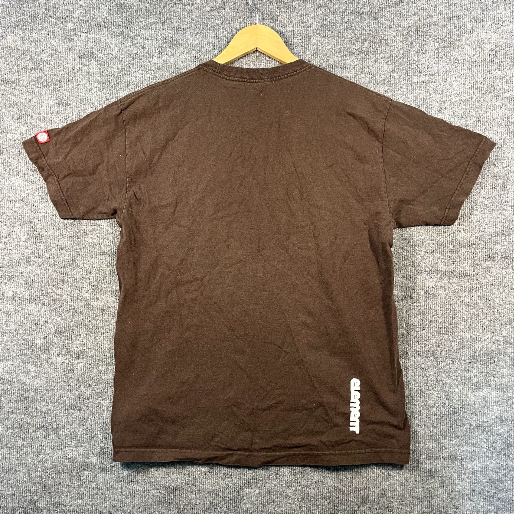 Element VINTAGE Element T-Shirt Large Brown Graphic Skateboarding Y2K Bam Margera Men Shirt Size US L / EU 52-54 / 3 - 5 Thumbnail