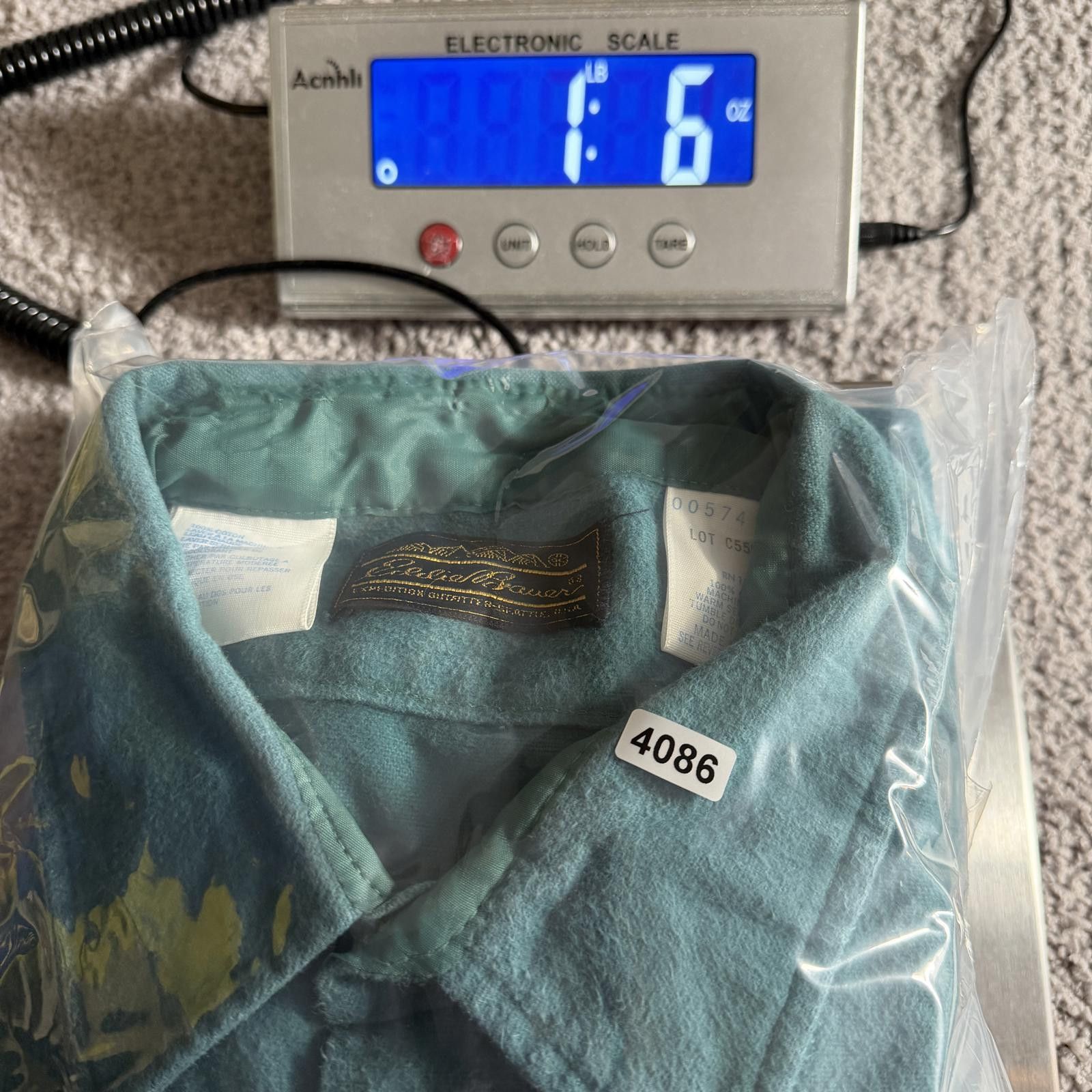 Eddie Bauer Vintage Eddie Bauer Chamois Cloth Shirt USA Made Green XL Size US XL / EU 56 / 4 - 5 Thumbnail