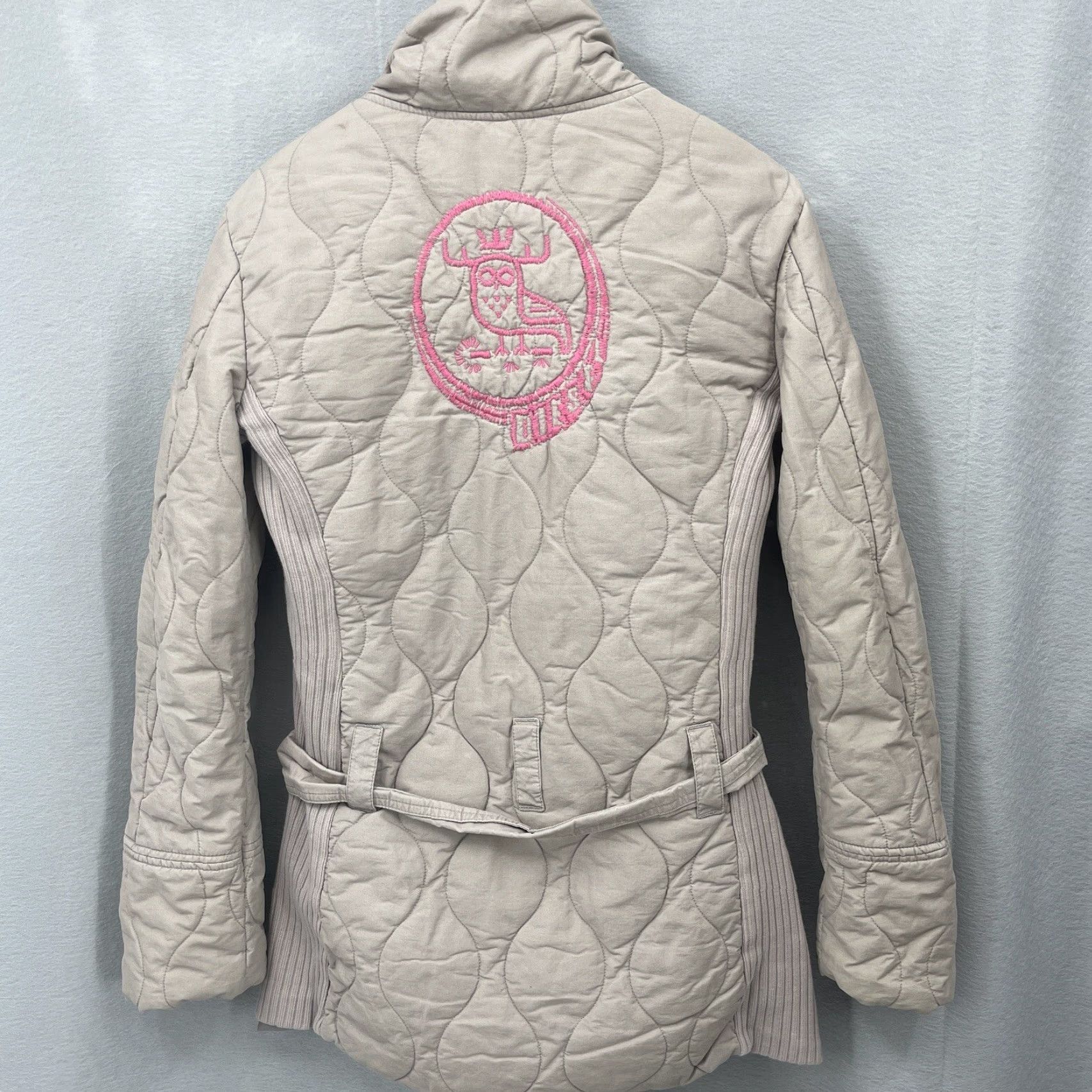 Diesel VINTAGE Diesel Jacket Women M Puffer Quilted Snap Front Embroidered Quiet Luxury Size M / US 6-8 / IT 42-44 - 4 Thumbnail