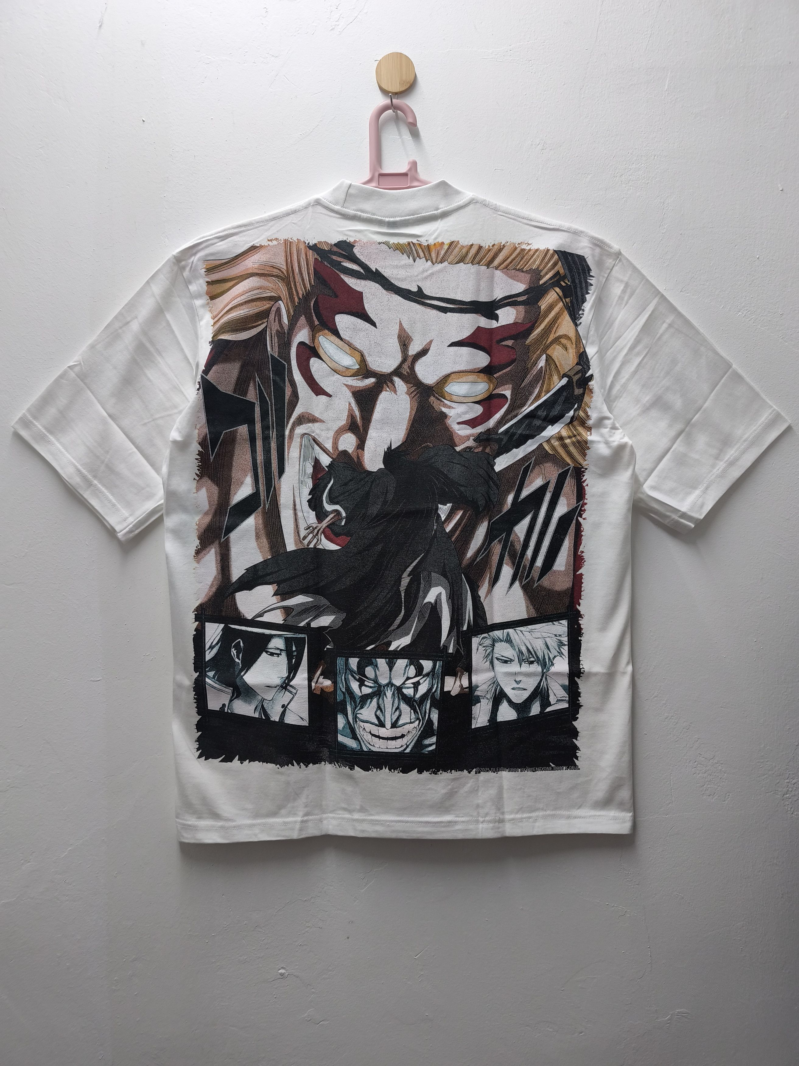 Anime Bleach Zaraki Kenpachi Jumbo Print T-shirt Size US XL / EU 56 / 4 - 9 Thumbnail